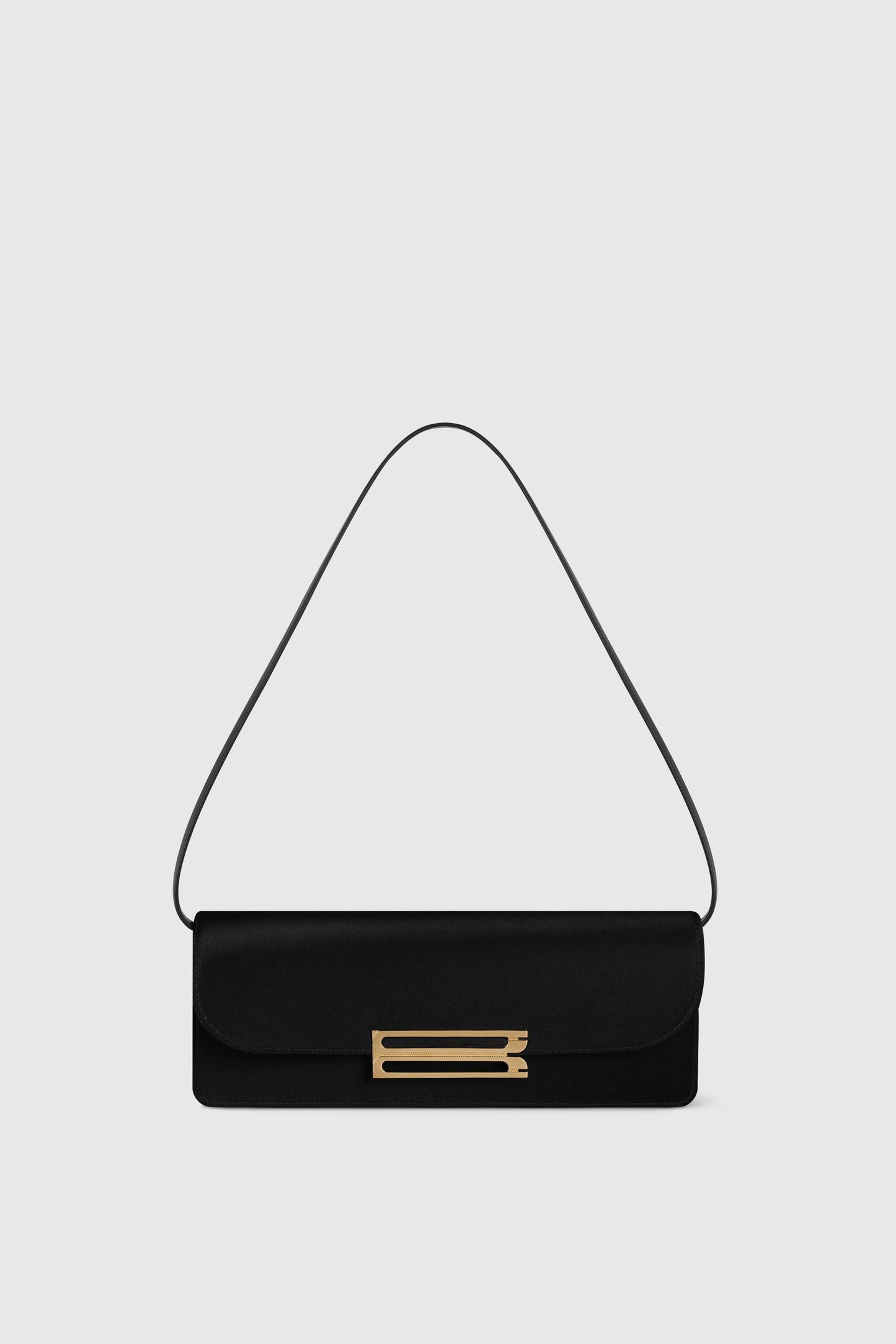 Dorian East-West Clutch Satin