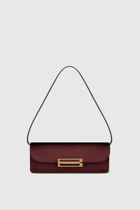 Dorian East-West Clutch Satin