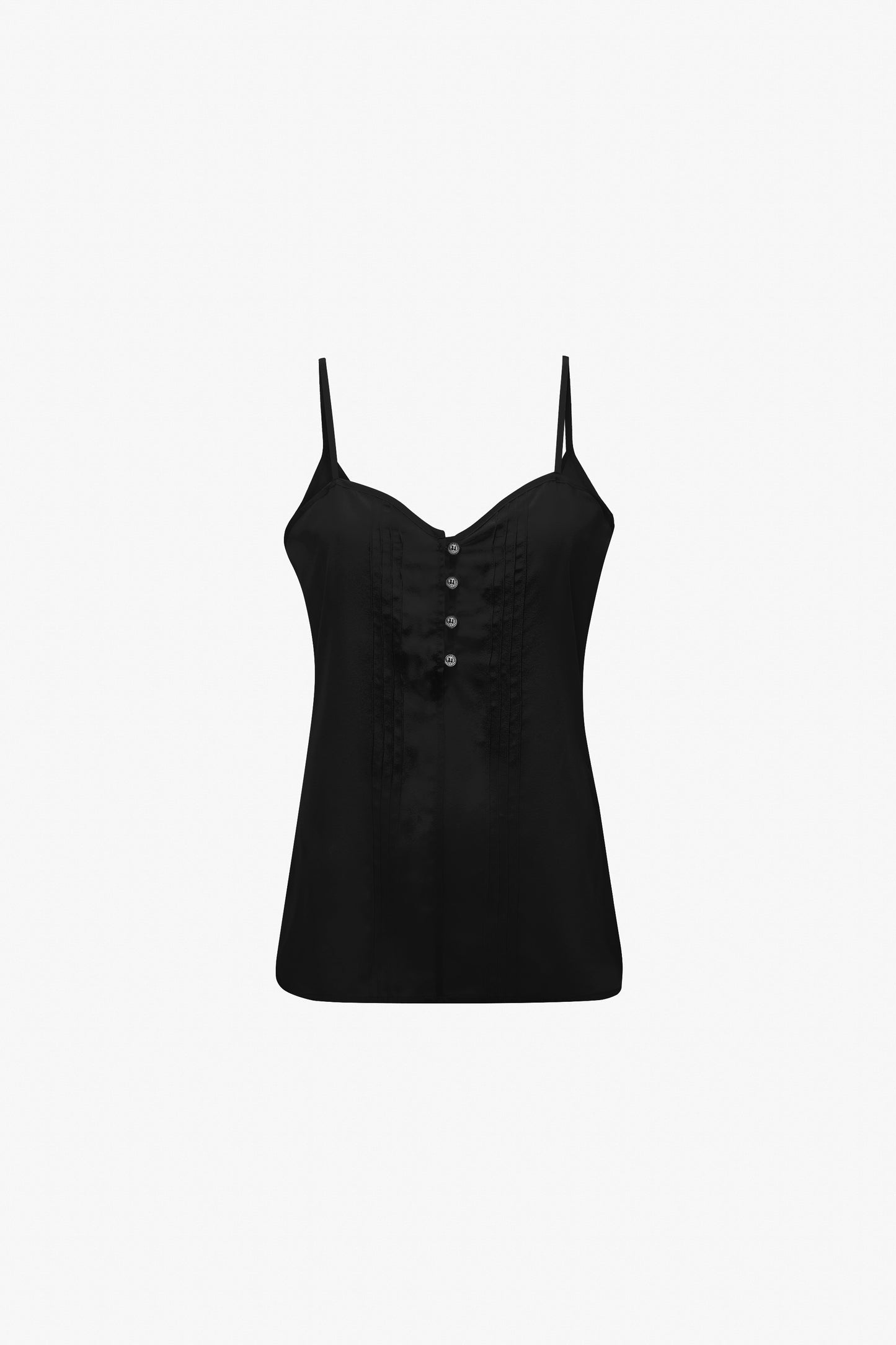 Rouleaux Cami Top In Black