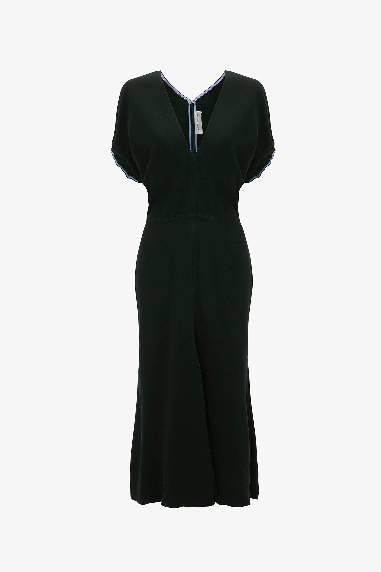 Edith Midi Dress In Dark Pine