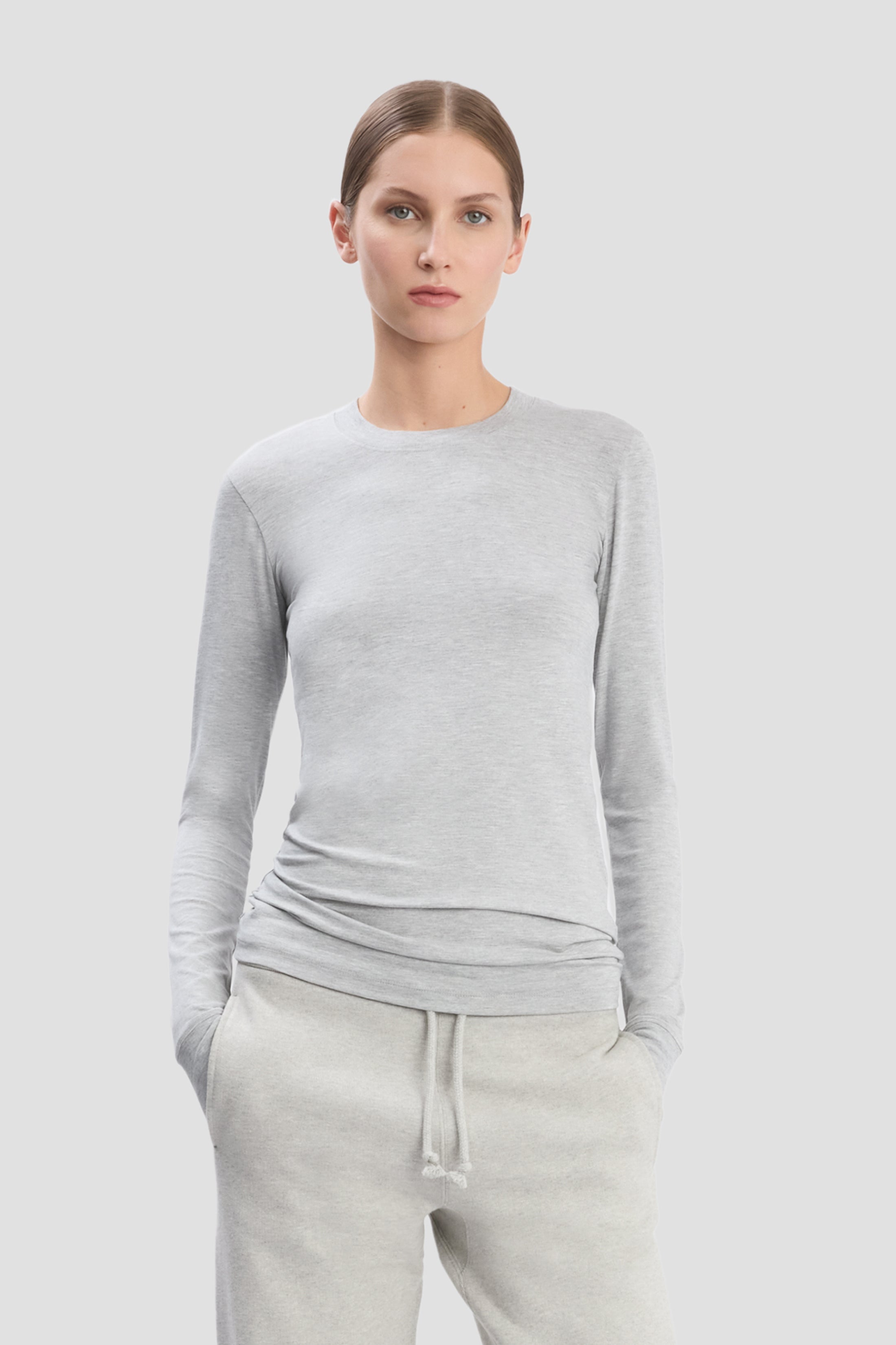 Long Sleeve T Shirt Marl