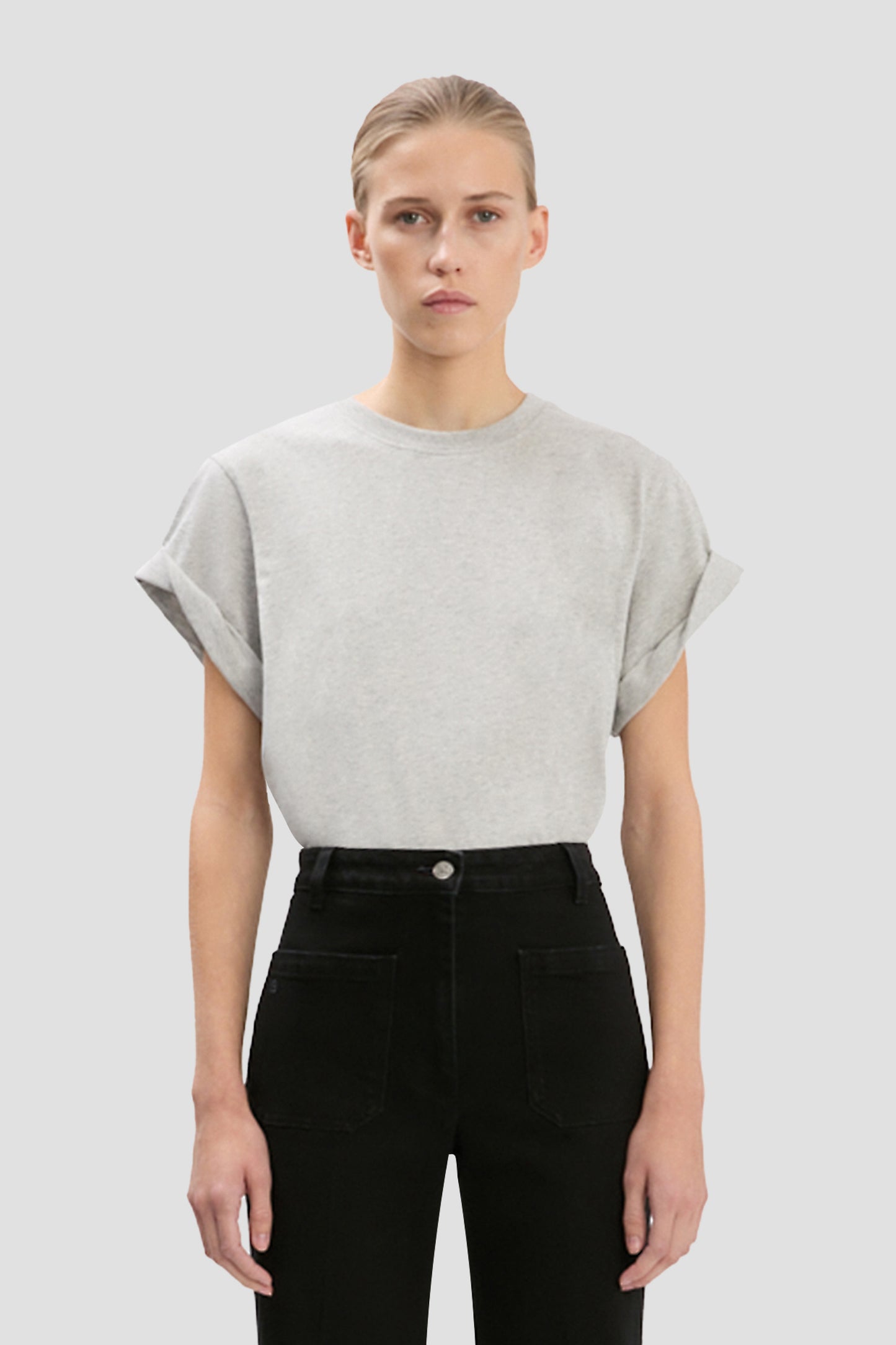Tilly T-Shirt In Grey Marl