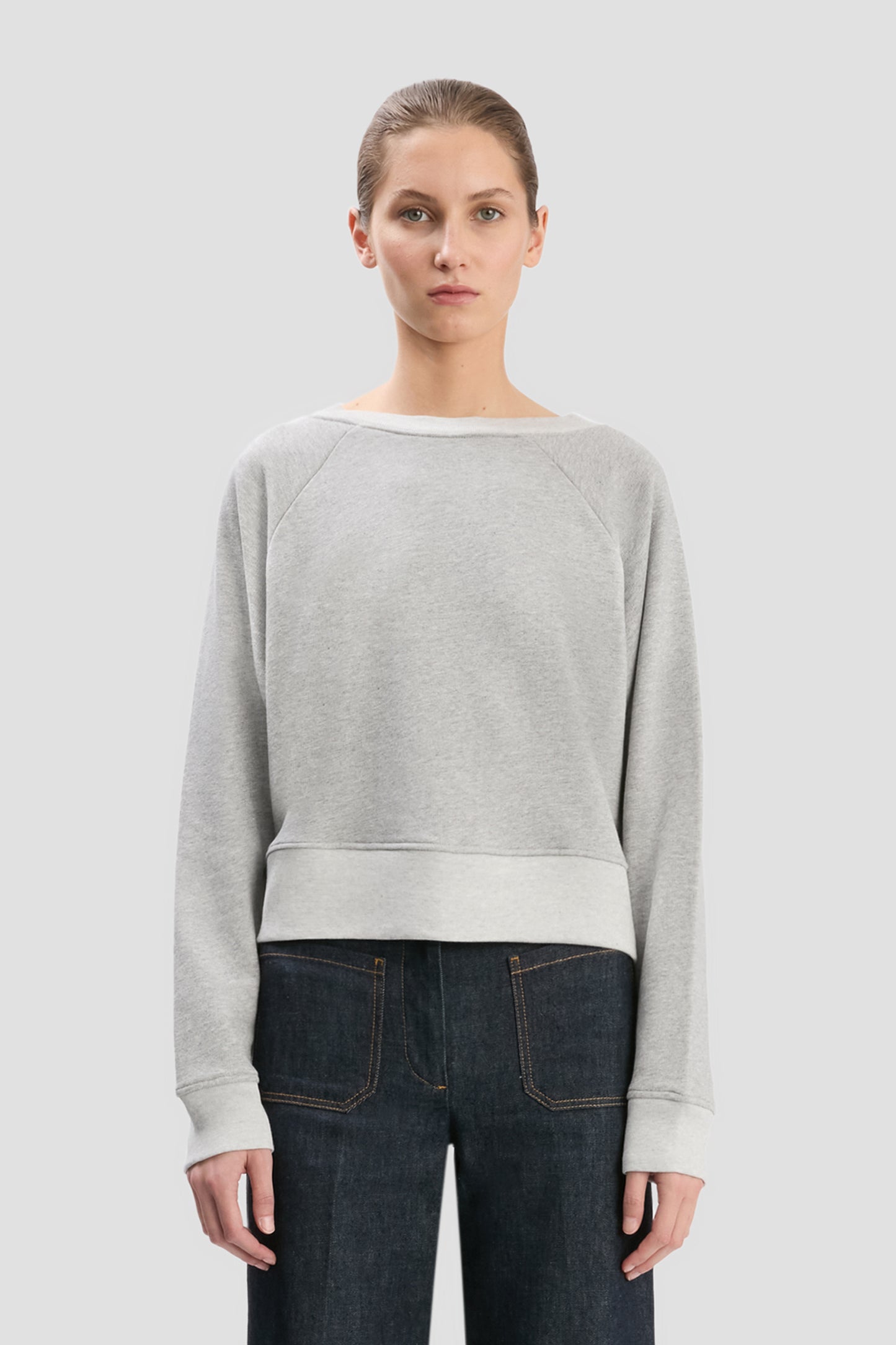 Constance Sweatshirt In Grey Marl
