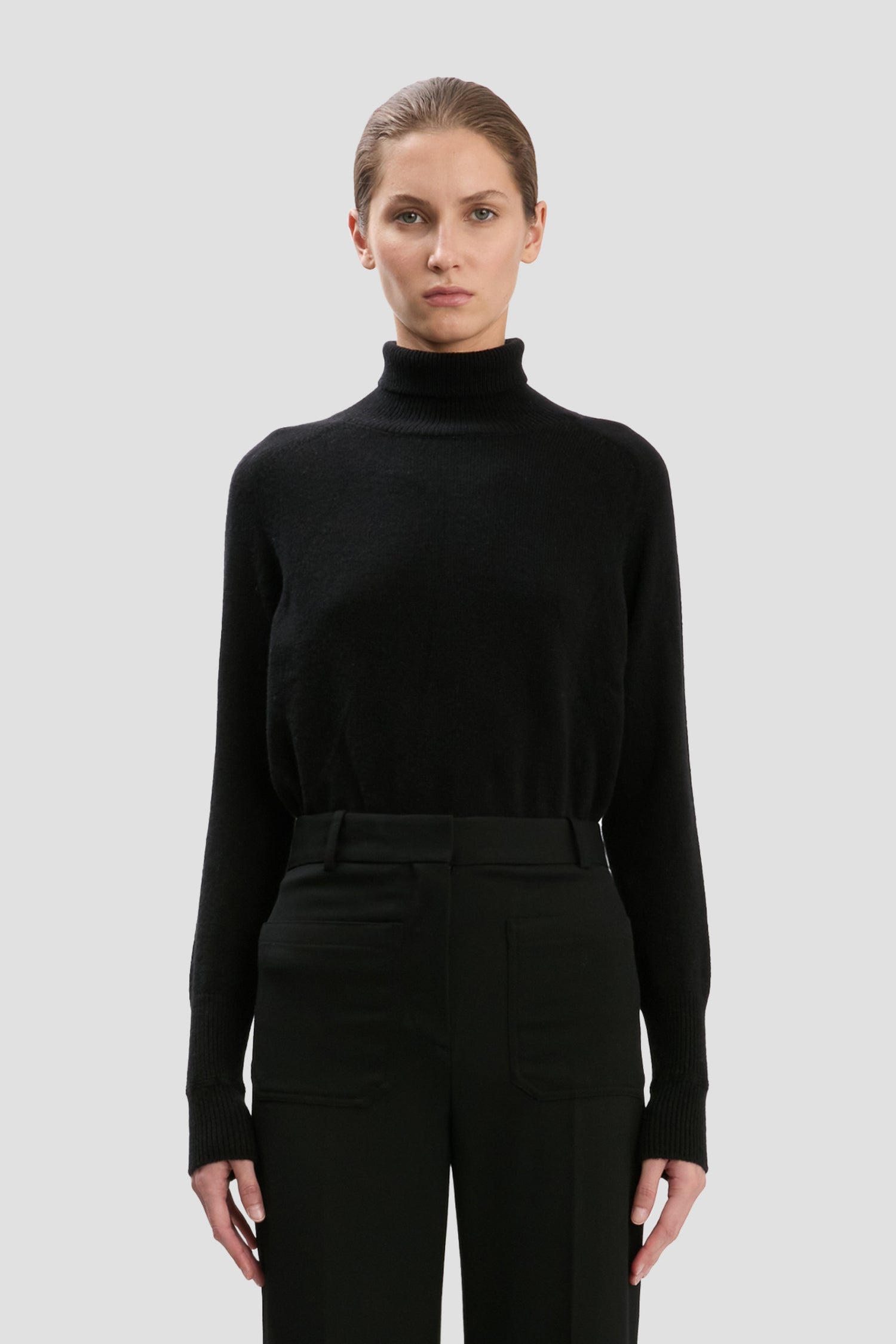 Marie Jumper In Black – Victoria Beckham UK