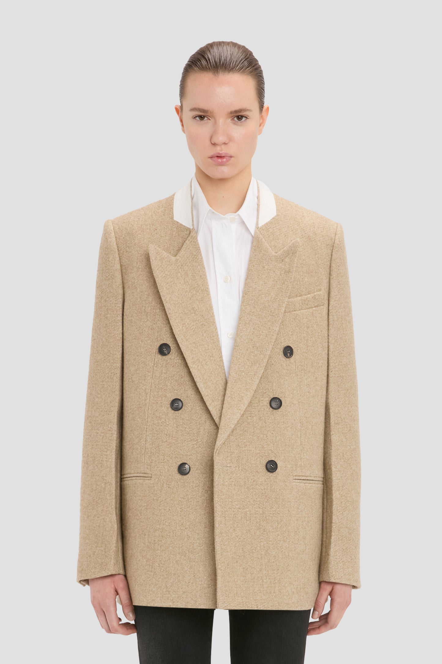 Beatrice Jacket In Camel Melange