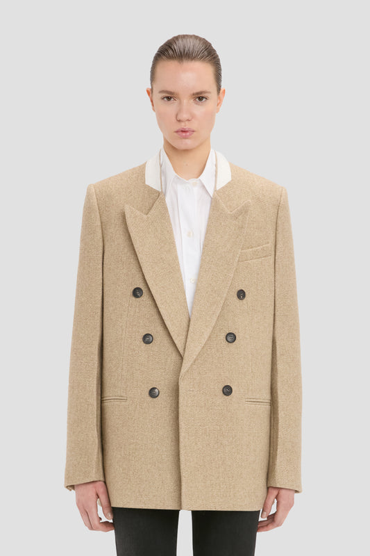 Beatrice Jacket In Camel Melange
