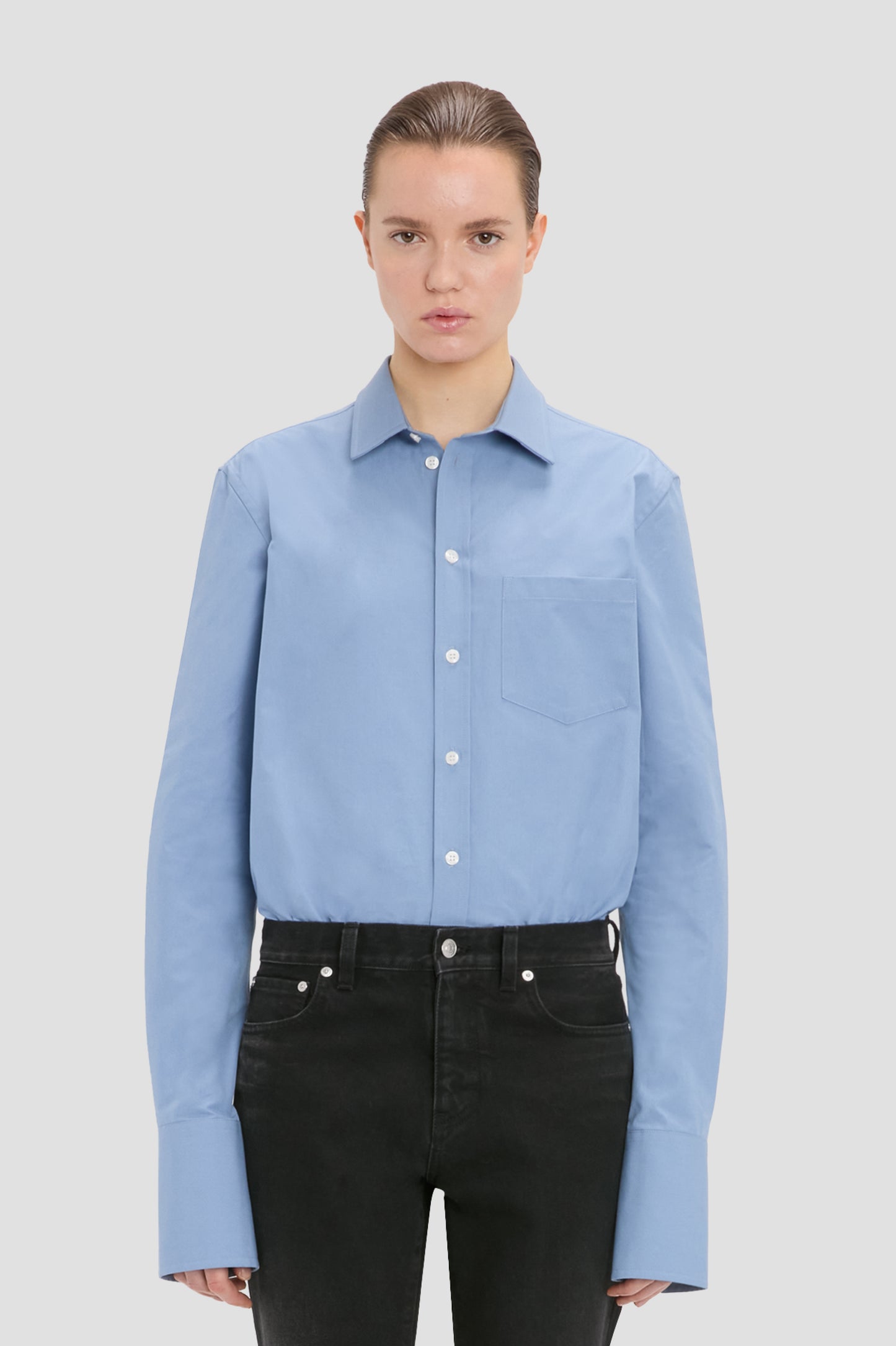 Perry Shirt In Ocean Mist