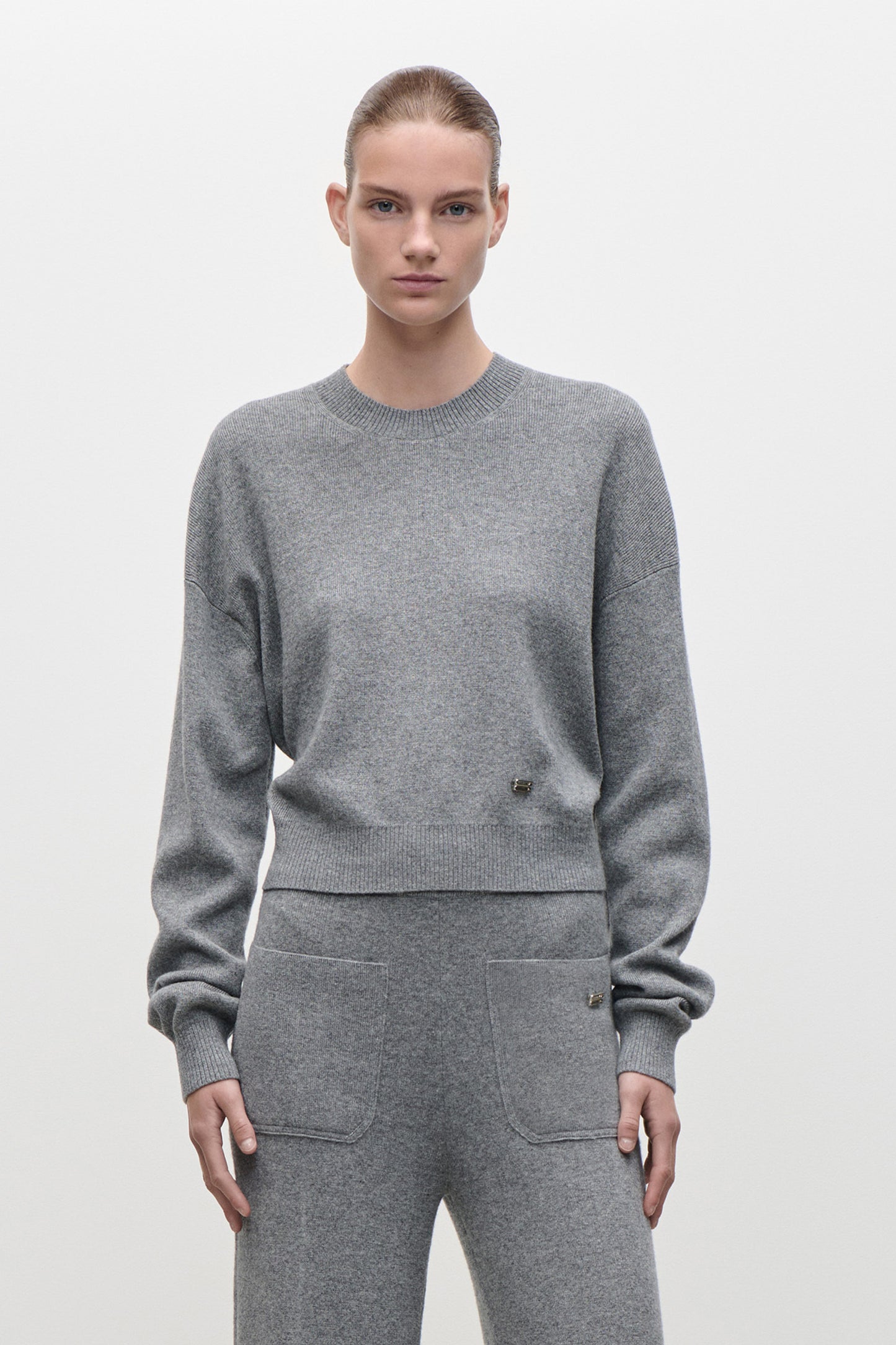 Luna Jumper In Mid Grey