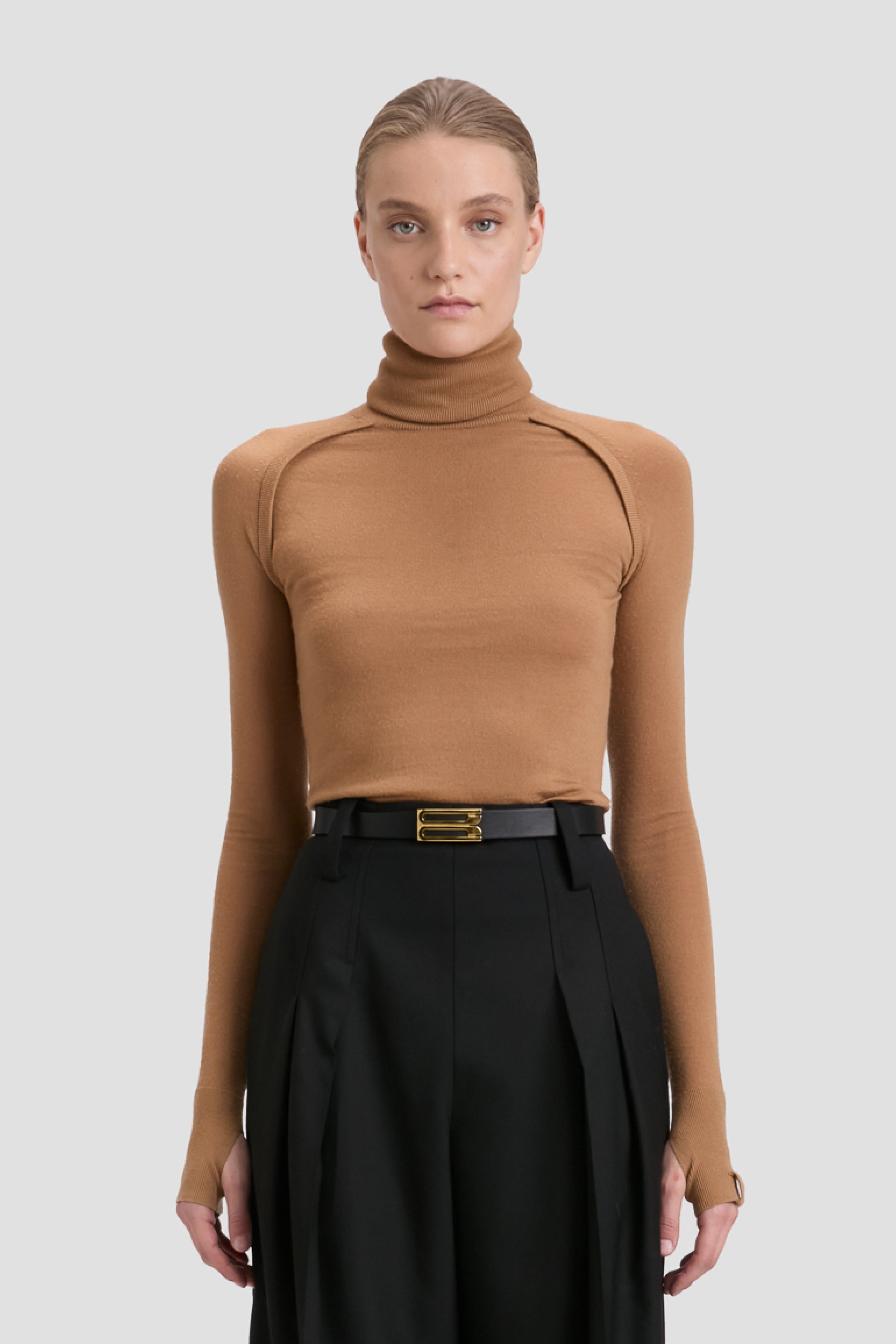 High Neck Jumper Dark