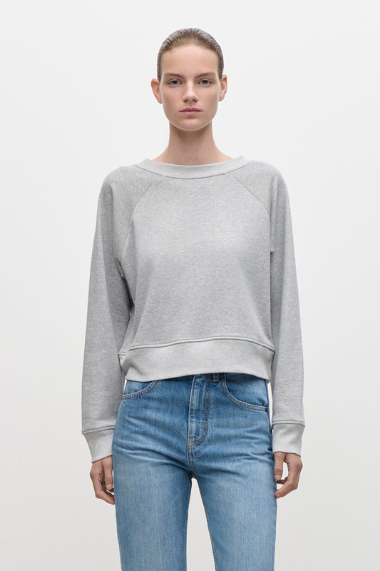 Constance Sweatshirt In Grey Marl