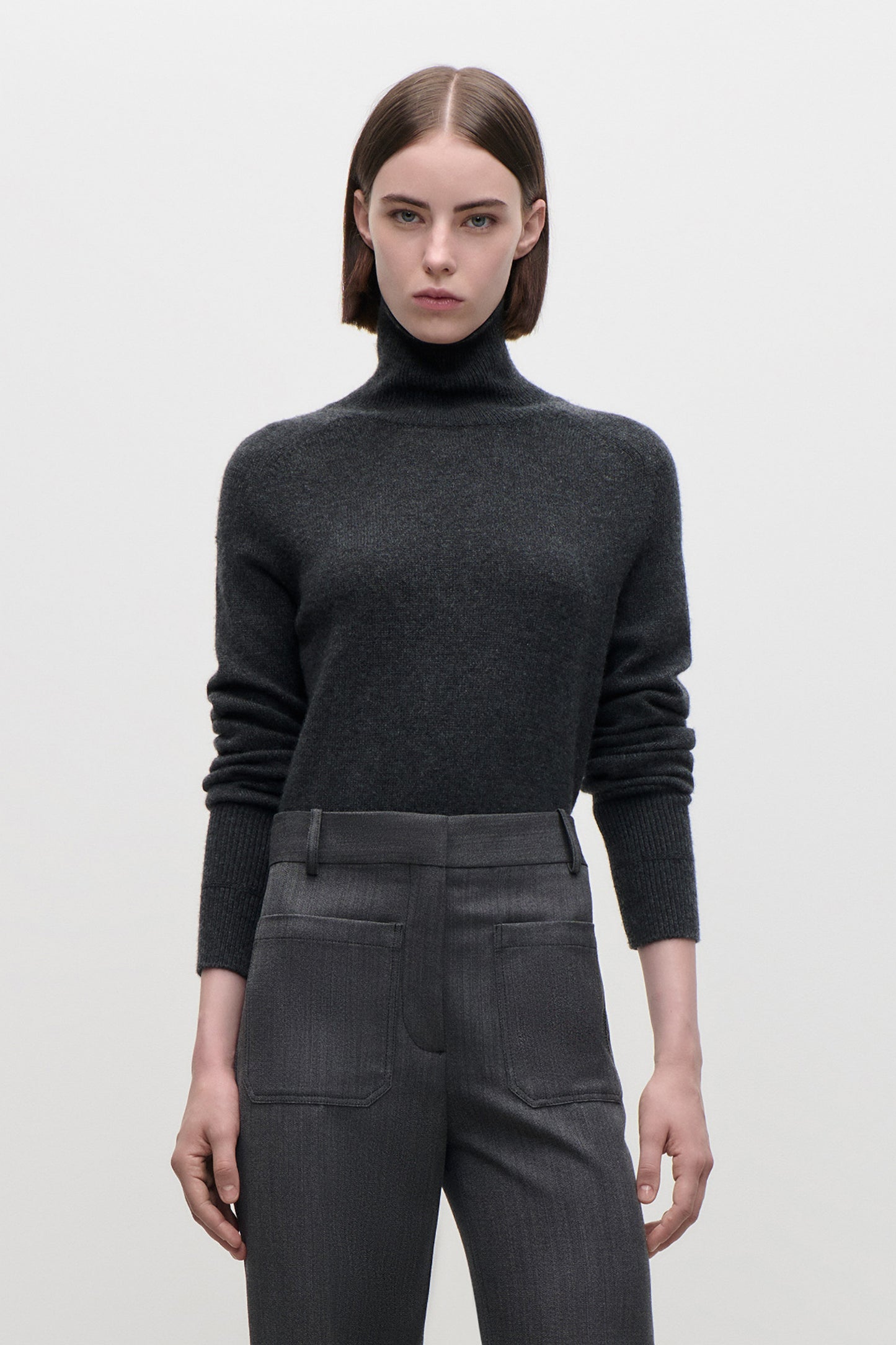 Marie Jumper In Dark Grey Melange