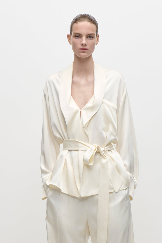 Alba Blouse In Ivory
