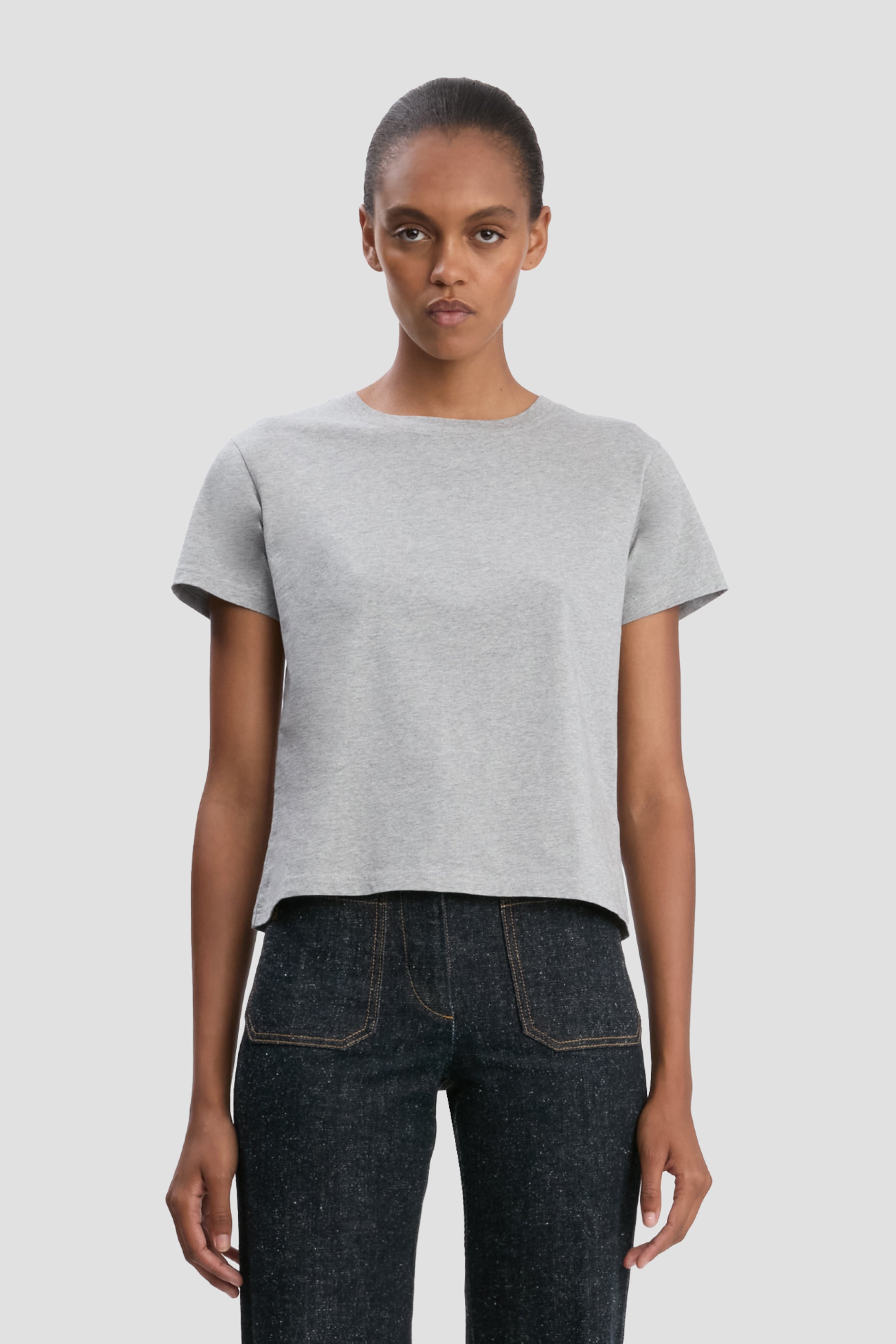 Shrunken Fit T Shirt Marl