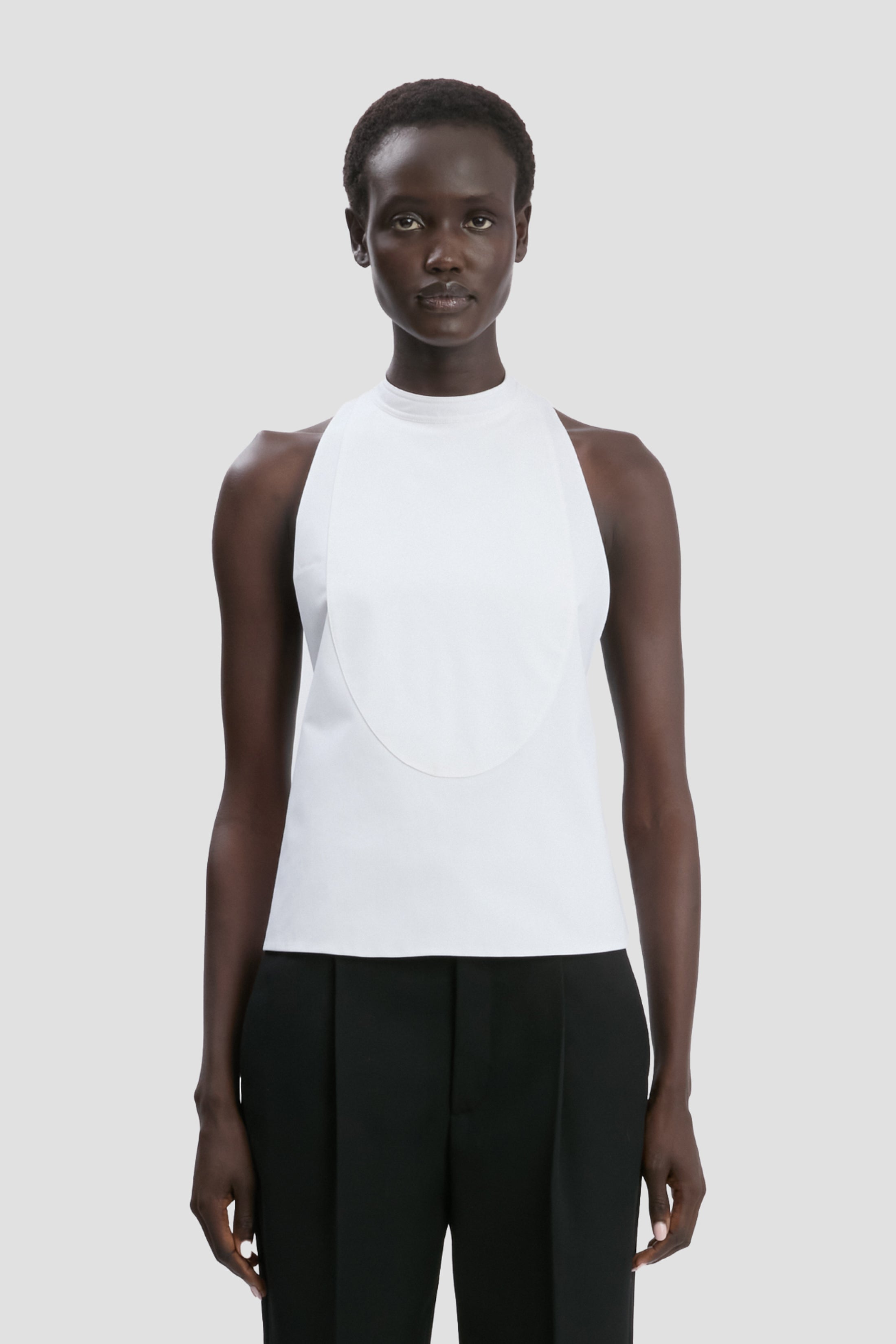 Backless Bib Top