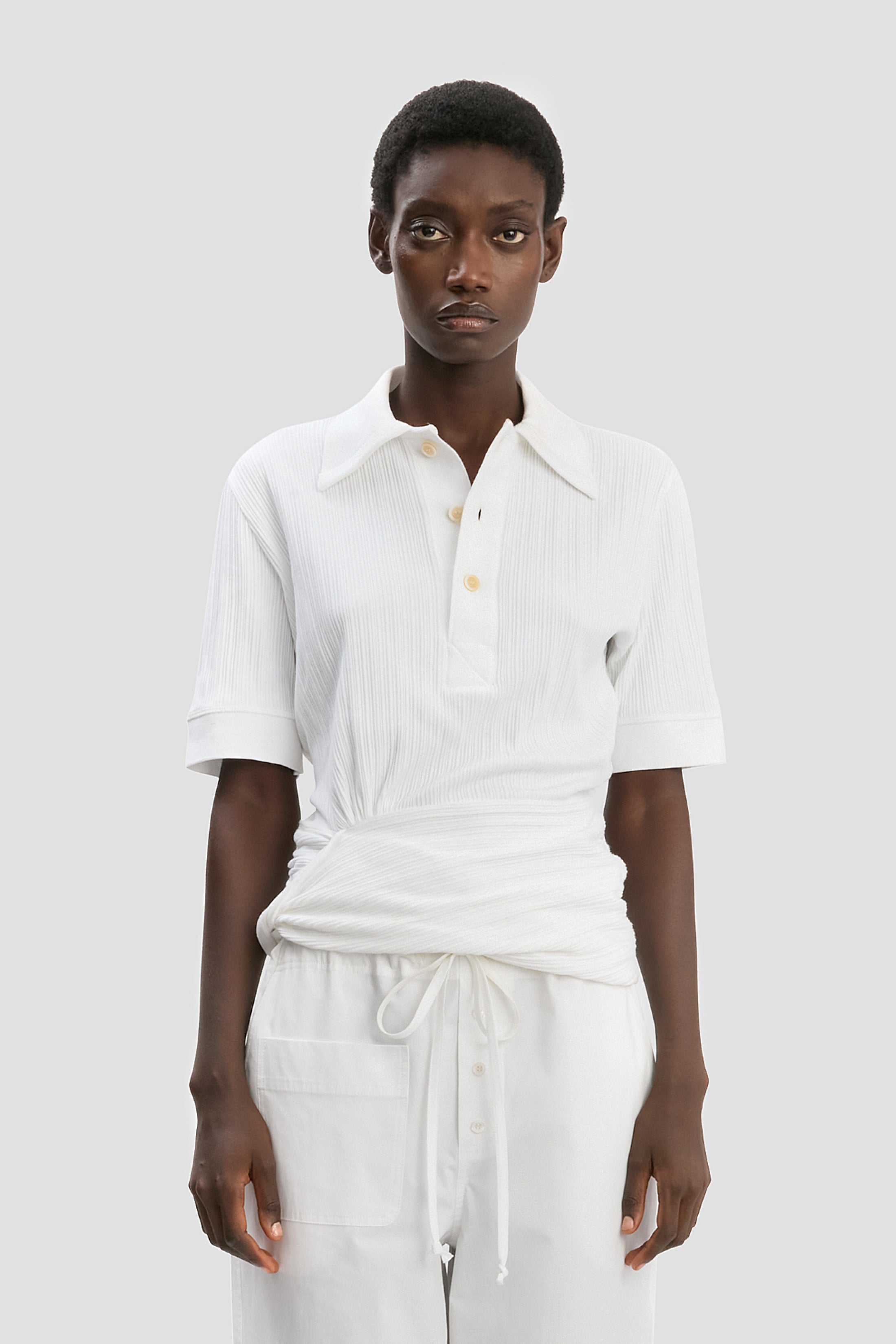 Twist Polo Top