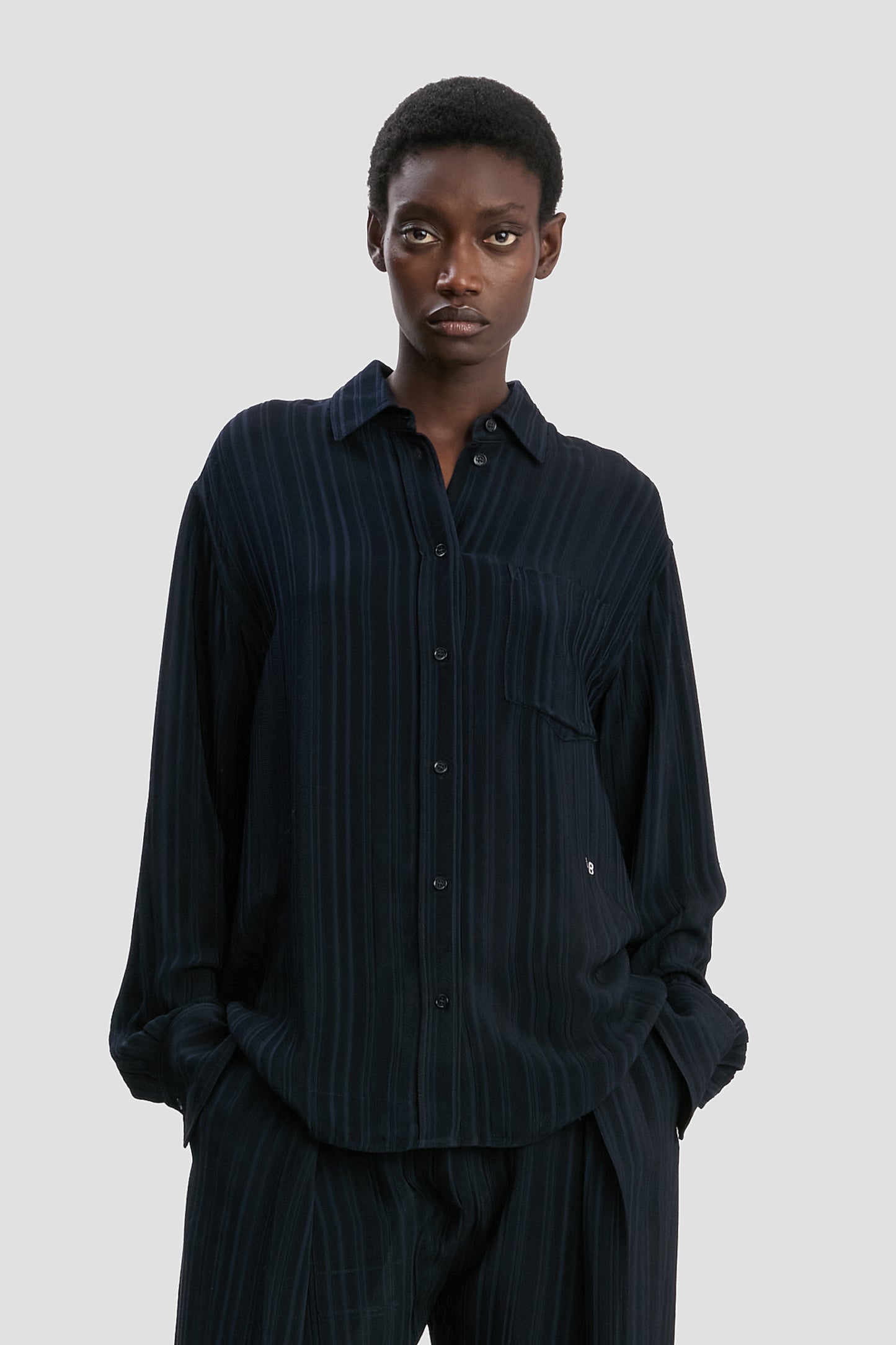 Pyjama Shirt In Navy