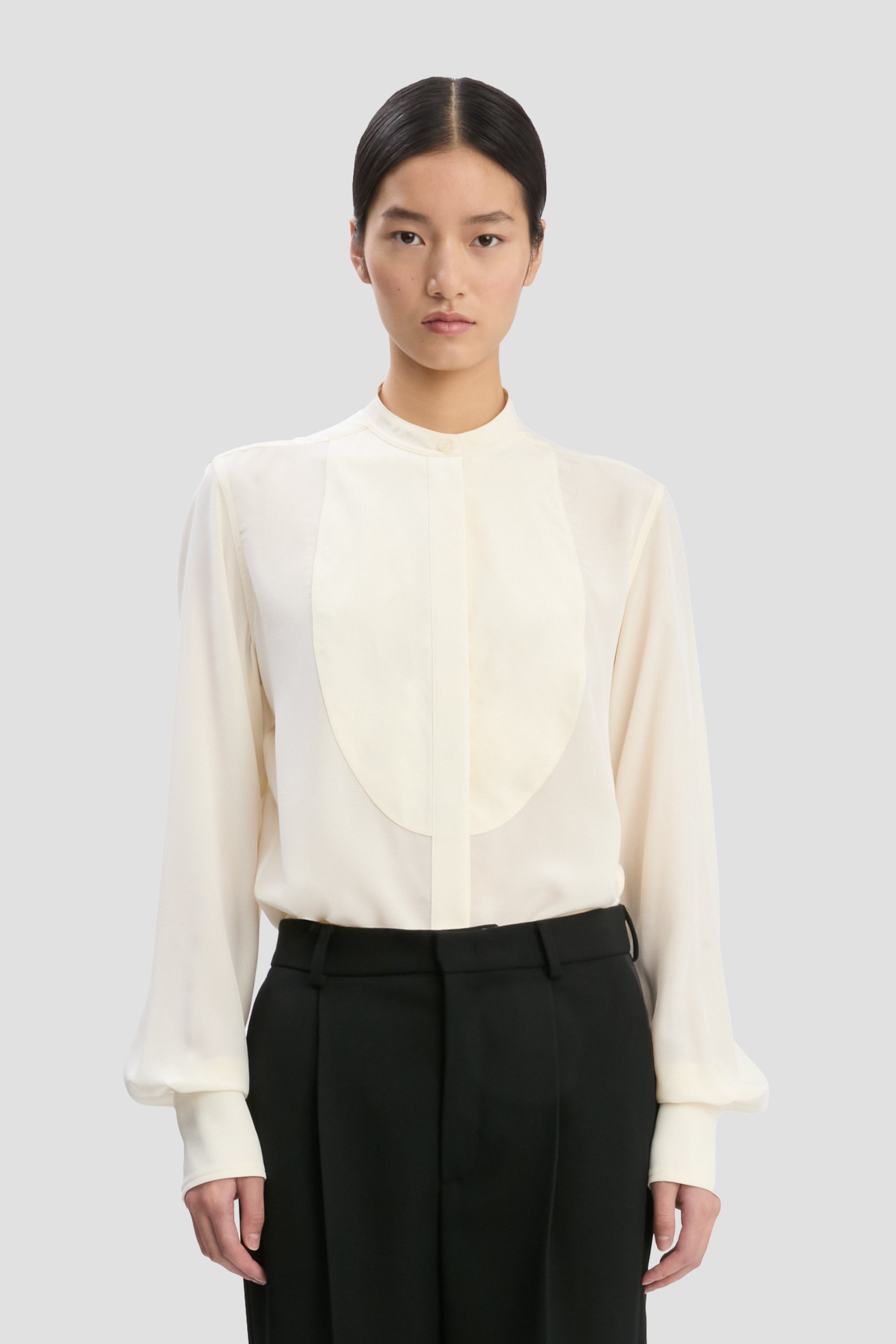 Bib Detail Shirt