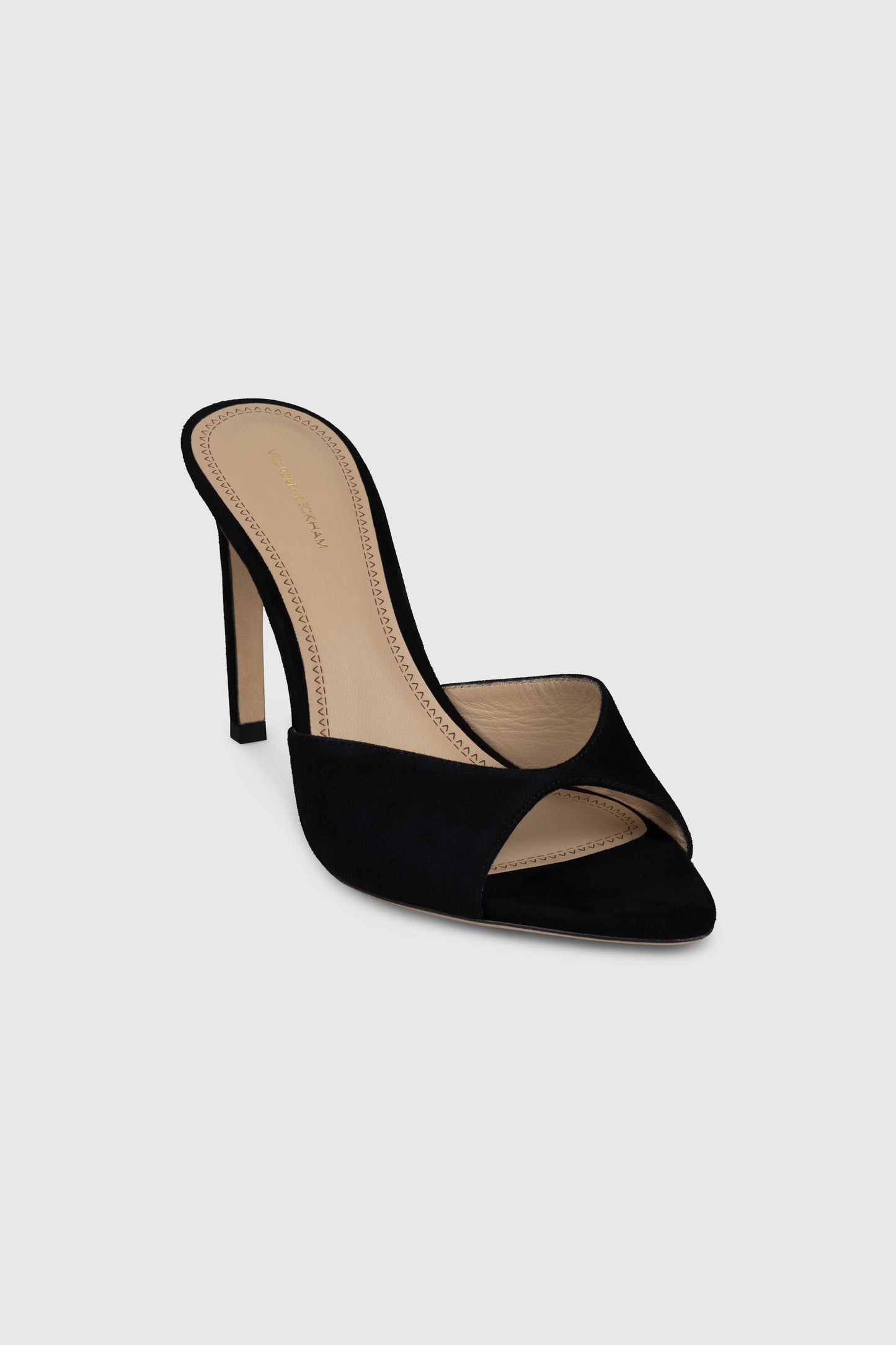 Harlow Open Toe Mule 100 Suede