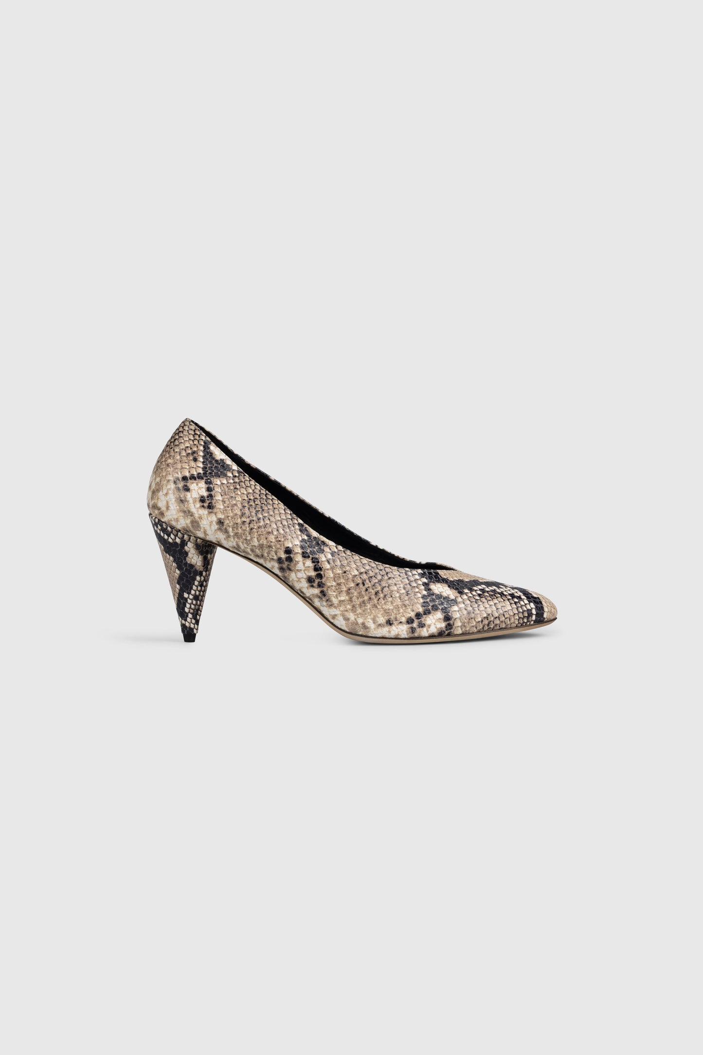 Maverick Pump 80 Snake Print Leather