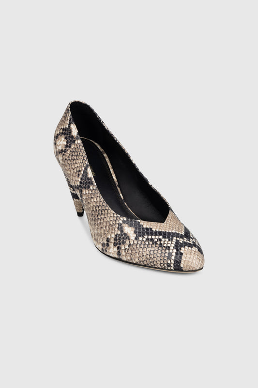 Maverick Pump 80 Snake Print Leather
