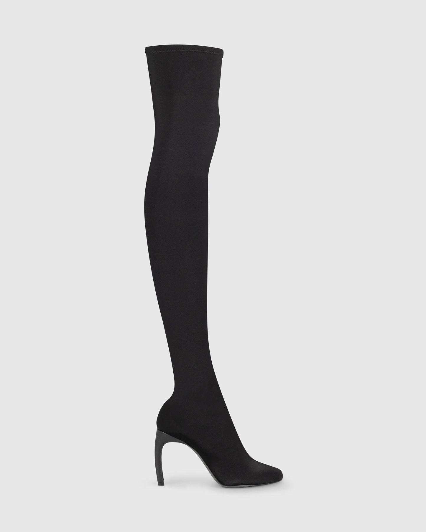 Harlow Thigh-High Stretch Boot 100 Jersey