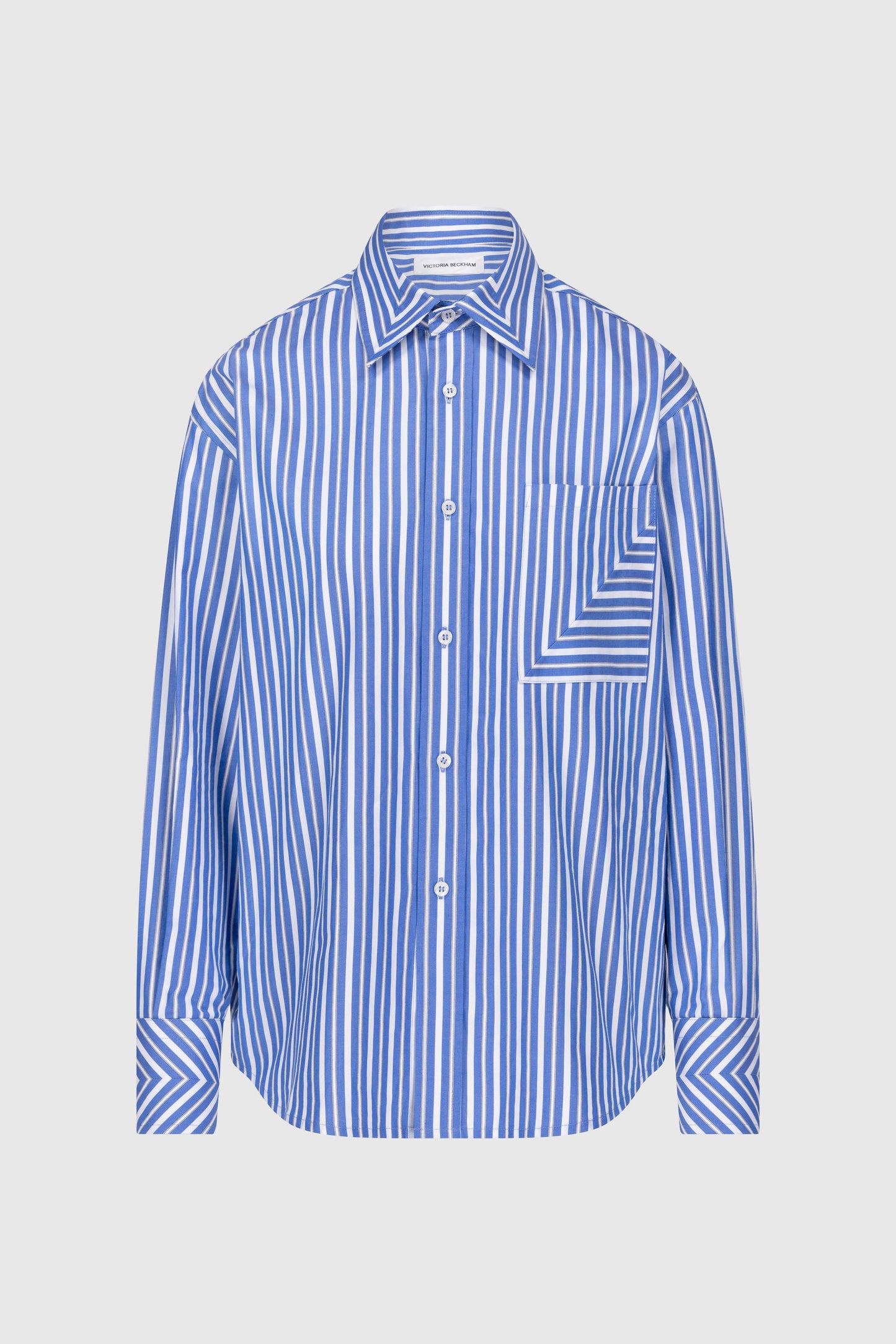 Pocket Detail Shirt In Blue