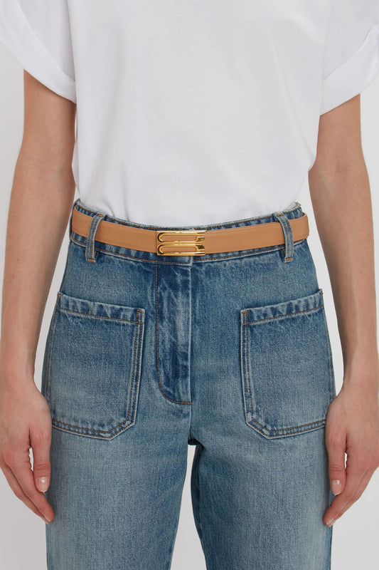Dorian Belt In Camel Leather