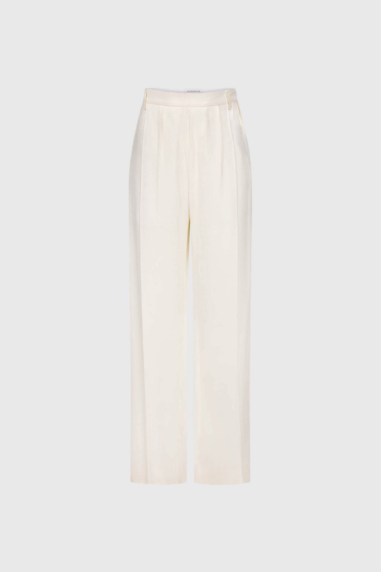 Relaxed Curved Leg Trouser In Ivory