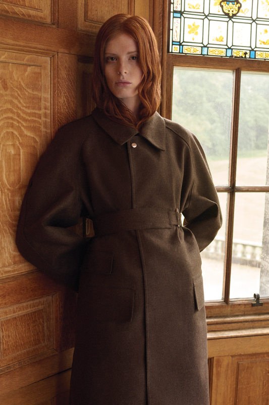 VB X Mackintosh Belted Trench In Brown