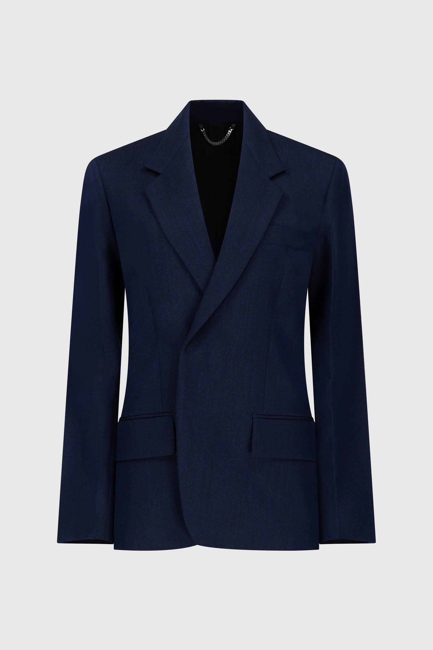 Single Breasted Jacket In Blue