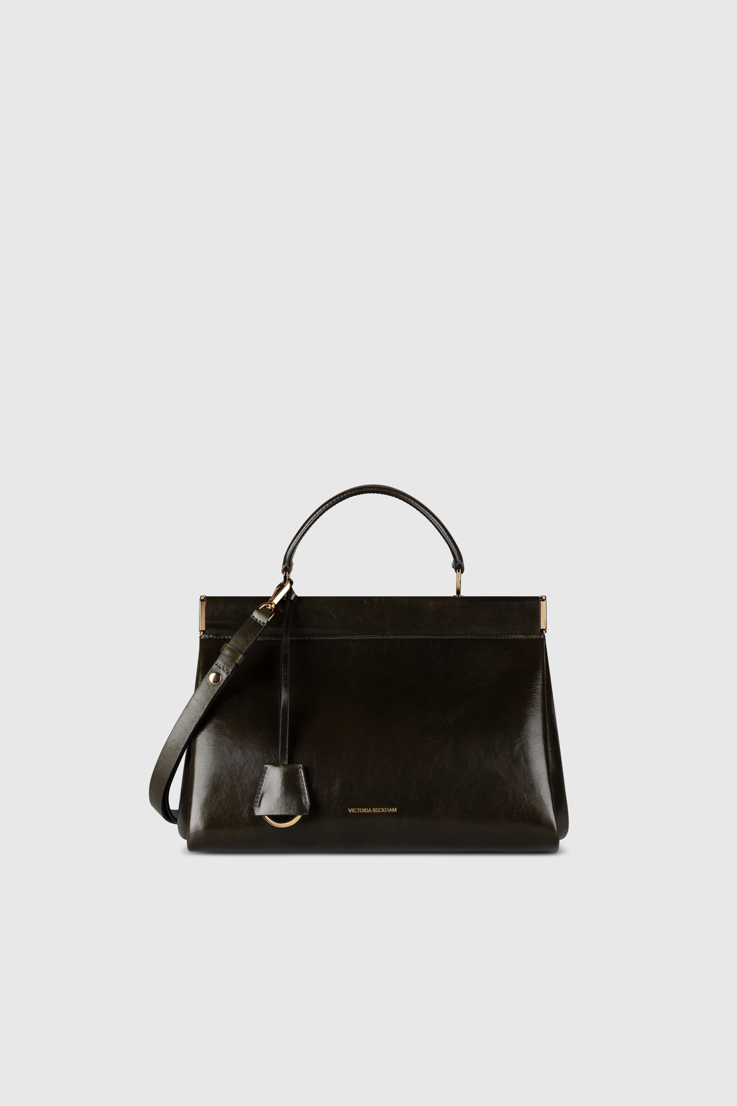 Sloane Frame Bag 28 Distressed Leather Dark