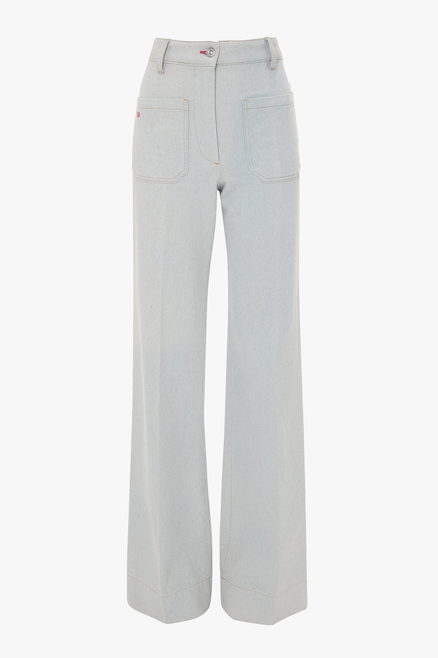 Alina High Waisted Jean In Light Azul