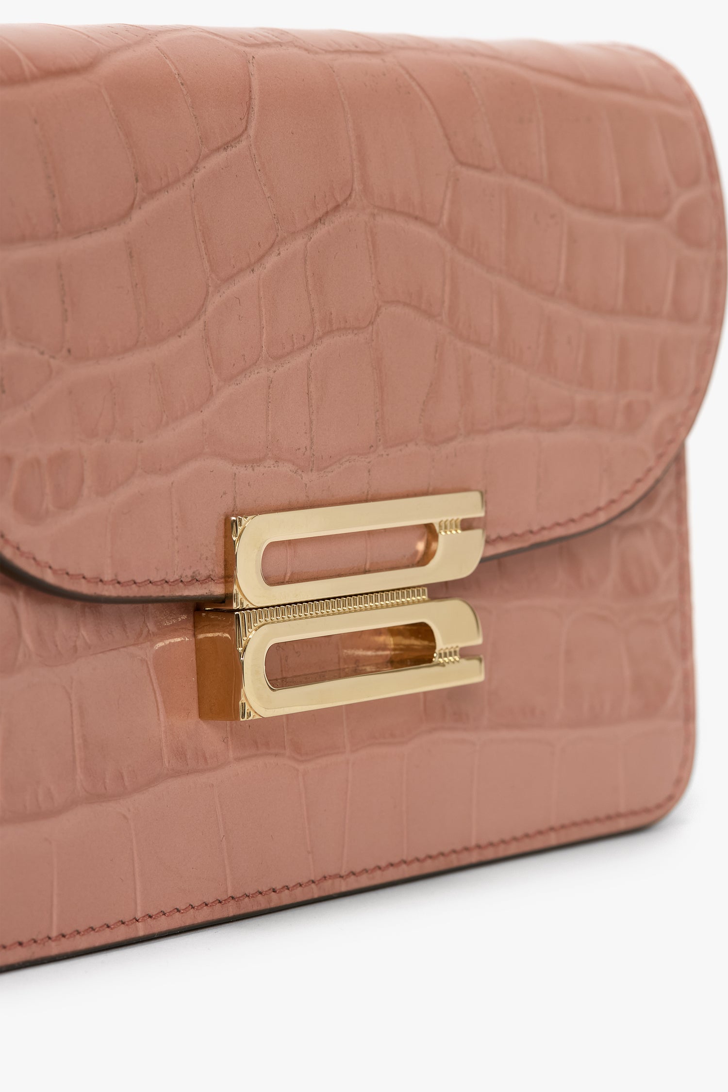 Pink leather wristlet outlet