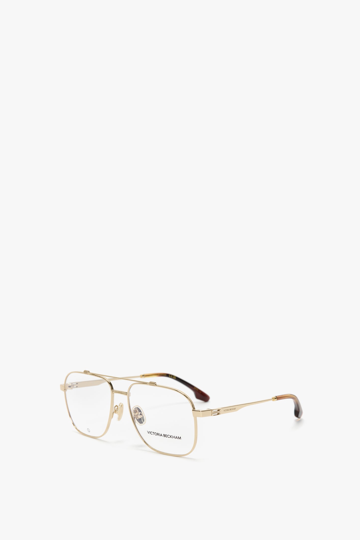 Metal Aviator Optical Glasses In Gold