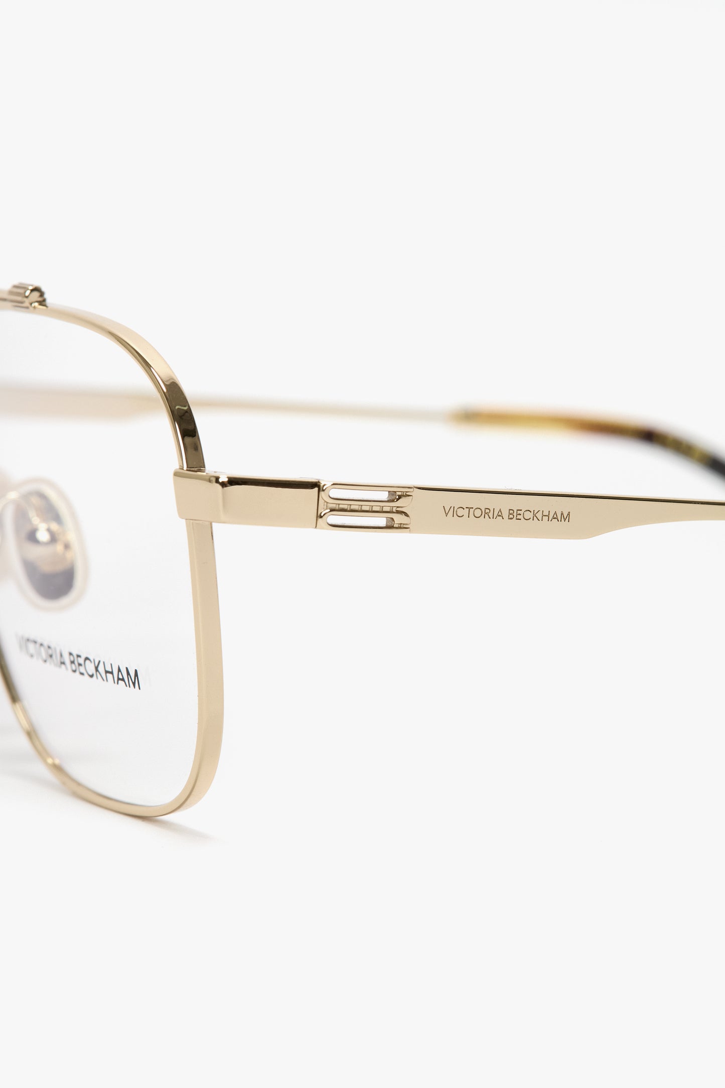 Metal Aviator Optical Glasses In Gold