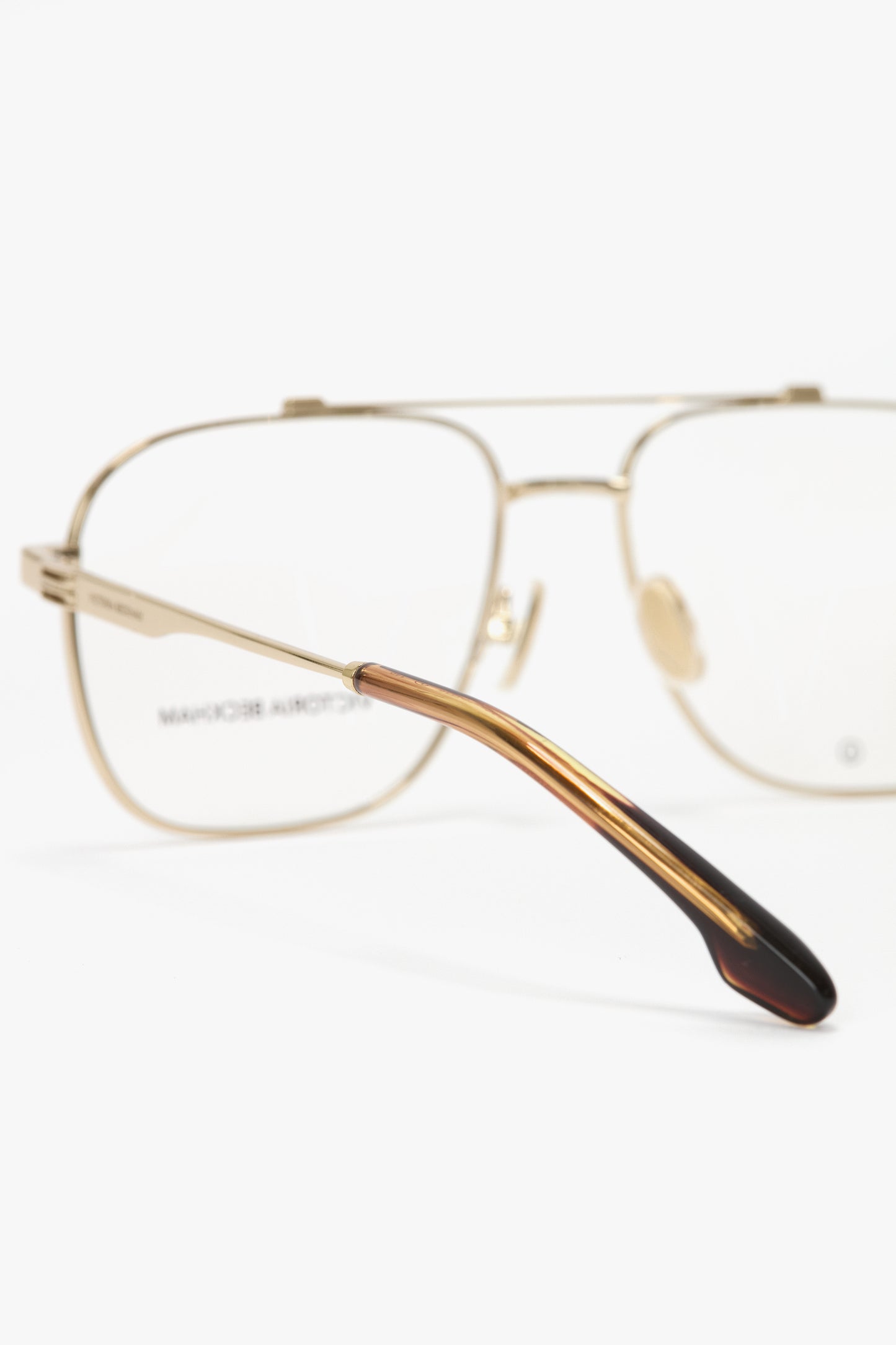 Metal Aviator Optical Glasses In Gold