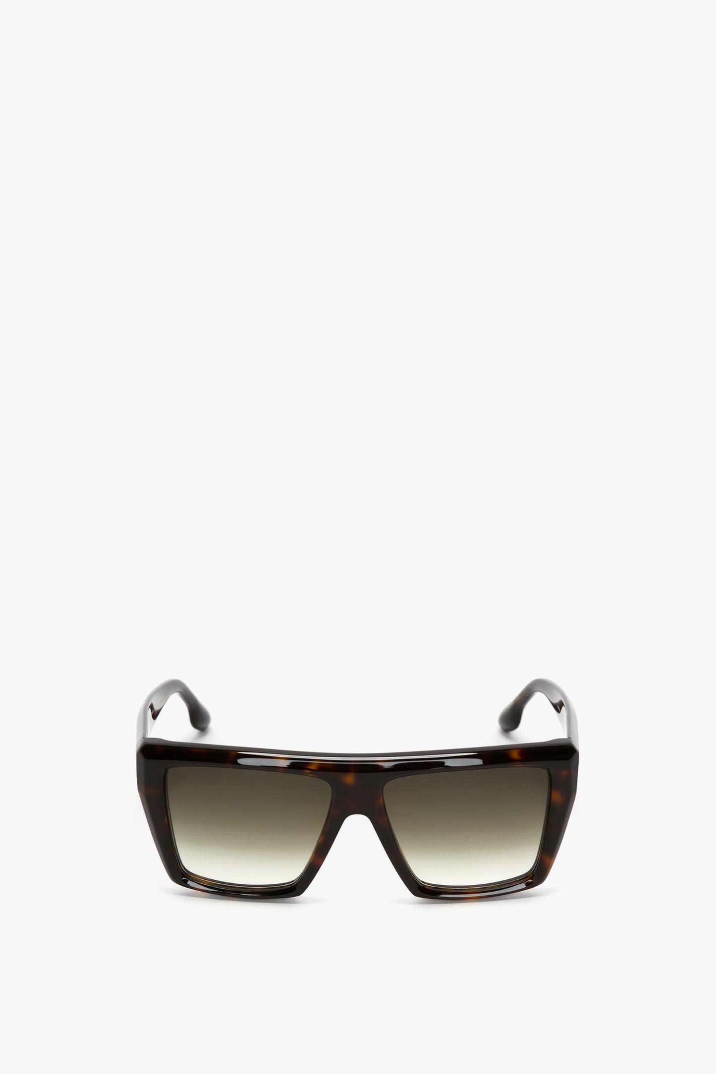 Oversized Acetate Frame Sunglasses In Dark Havana