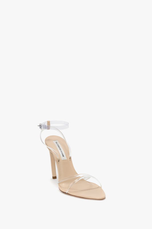 Transparent Sandal In Beige