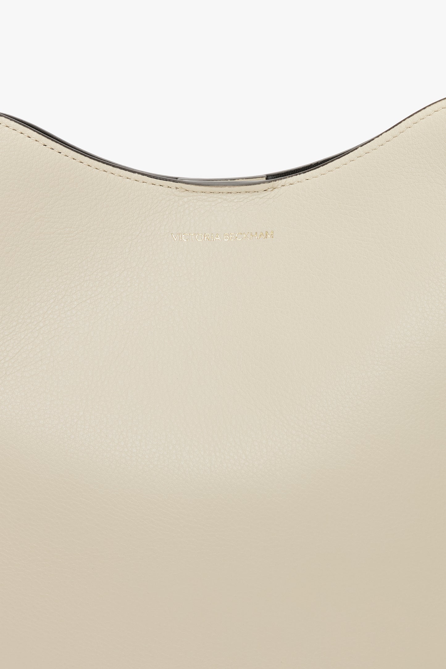 Medium Dia Hobo Bag In Ivory Leather