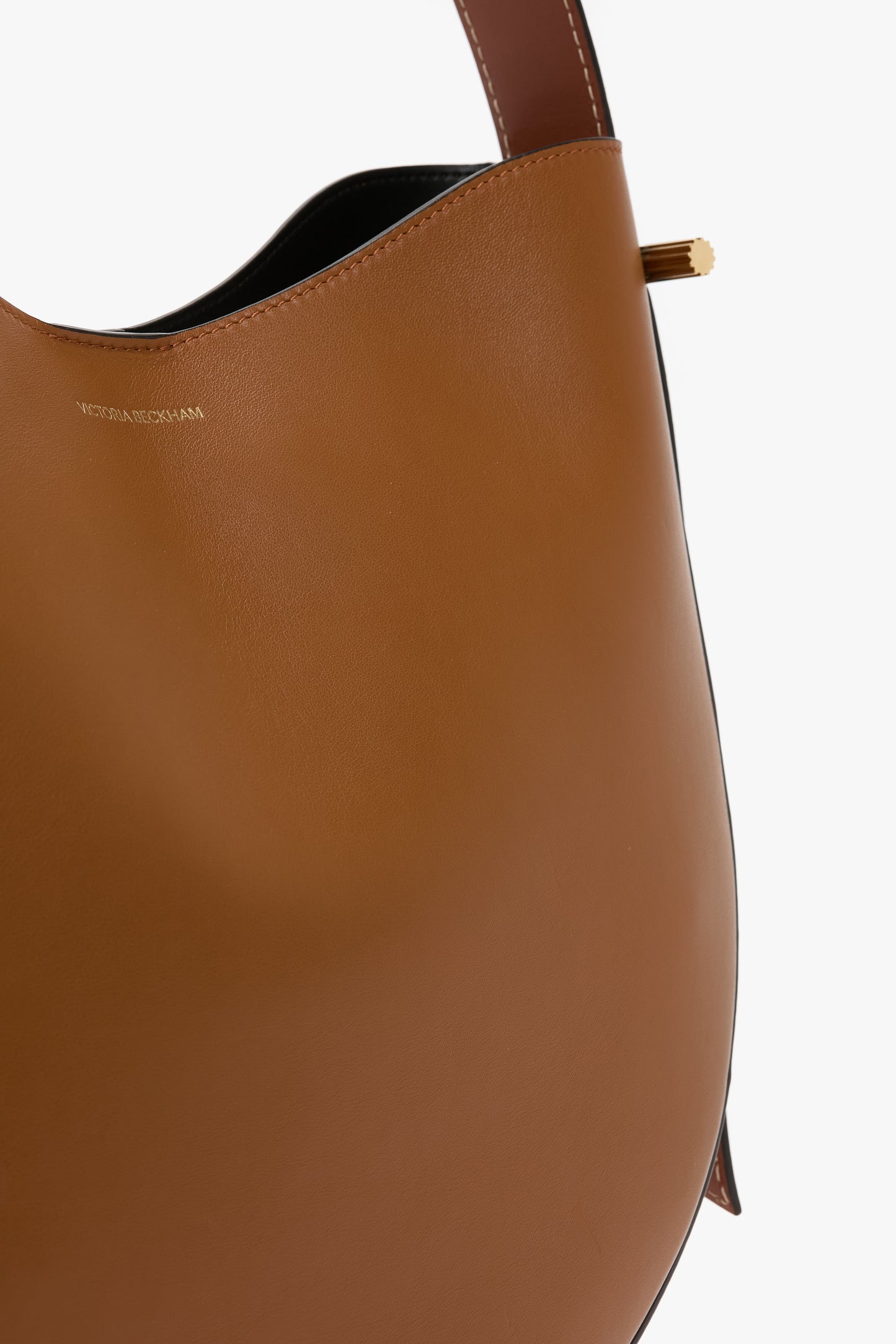 Dia Hobo Bag In Tan Smooth Leather