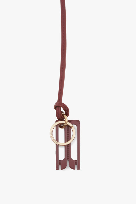 Dorian Keyring In Brick Red