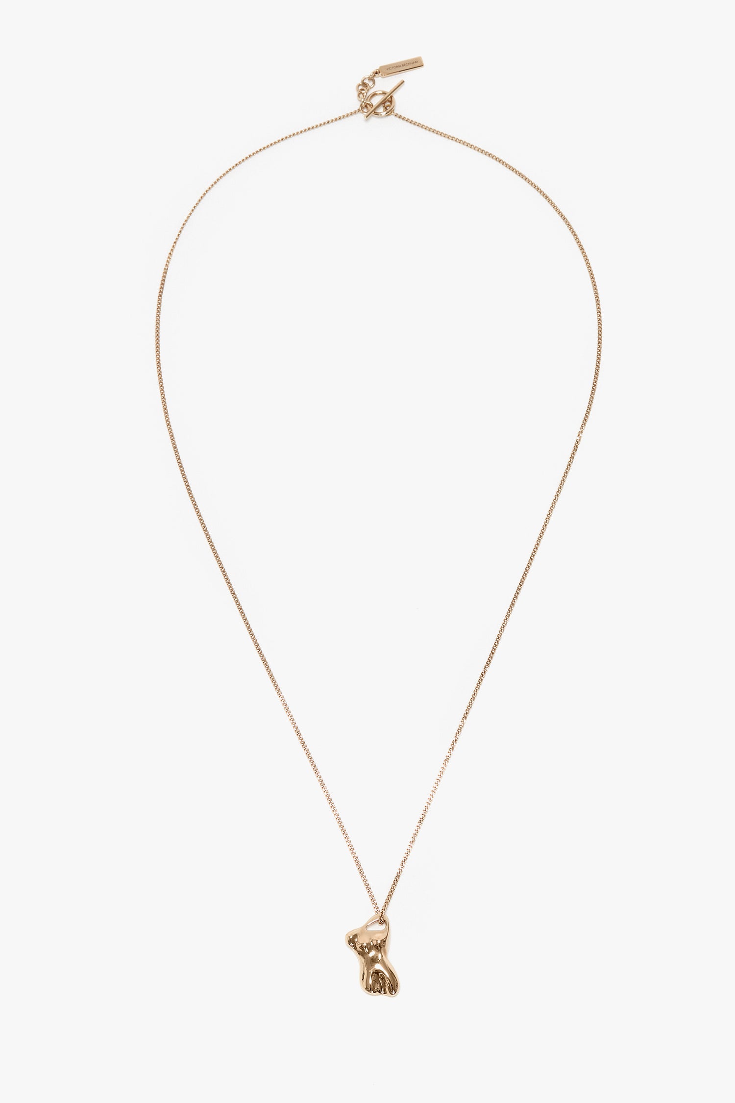 Body Charm Necklace In Light Gold – Victoria Beckham UK