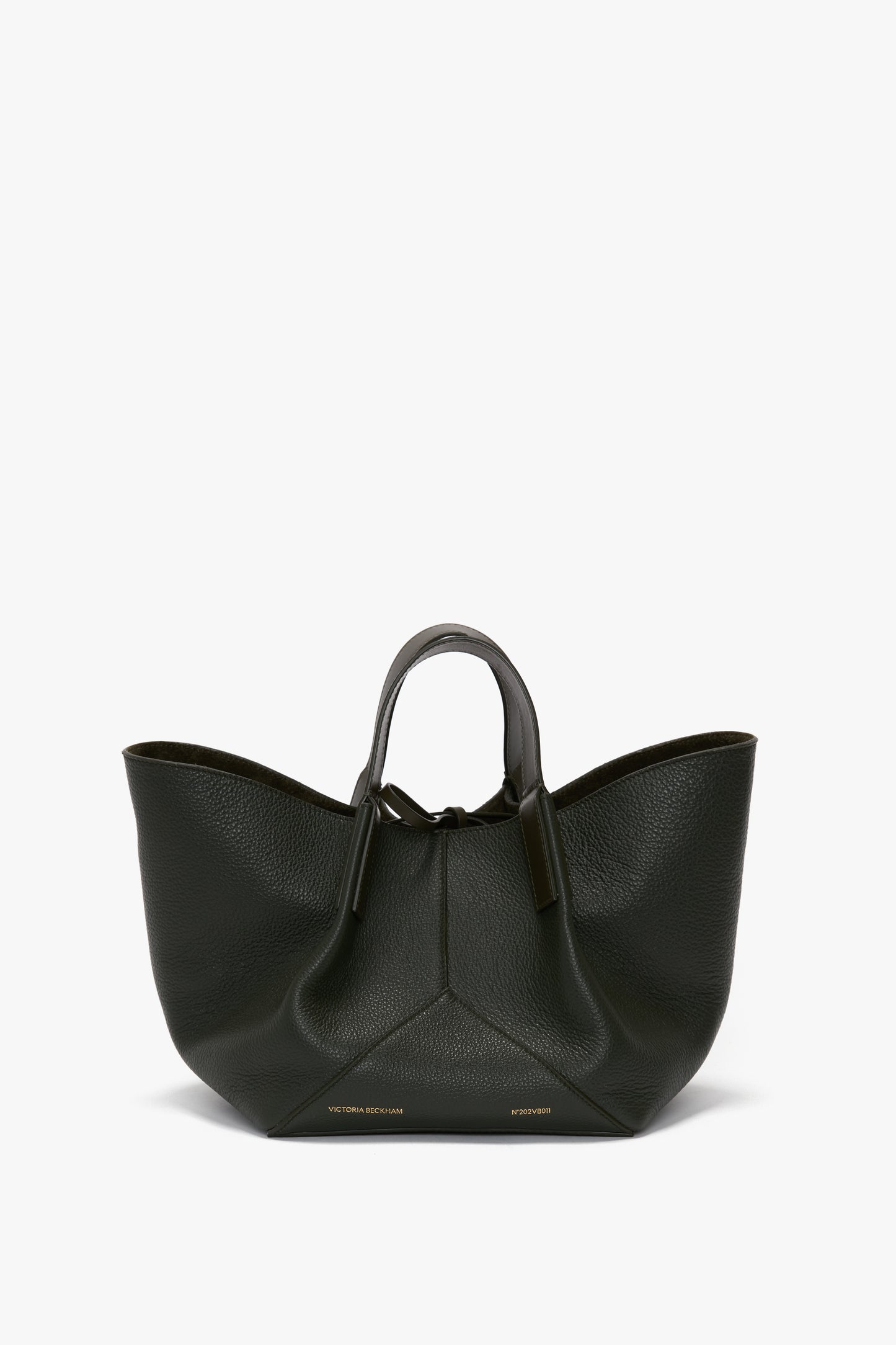 W11 Small Tote In Loden Leather