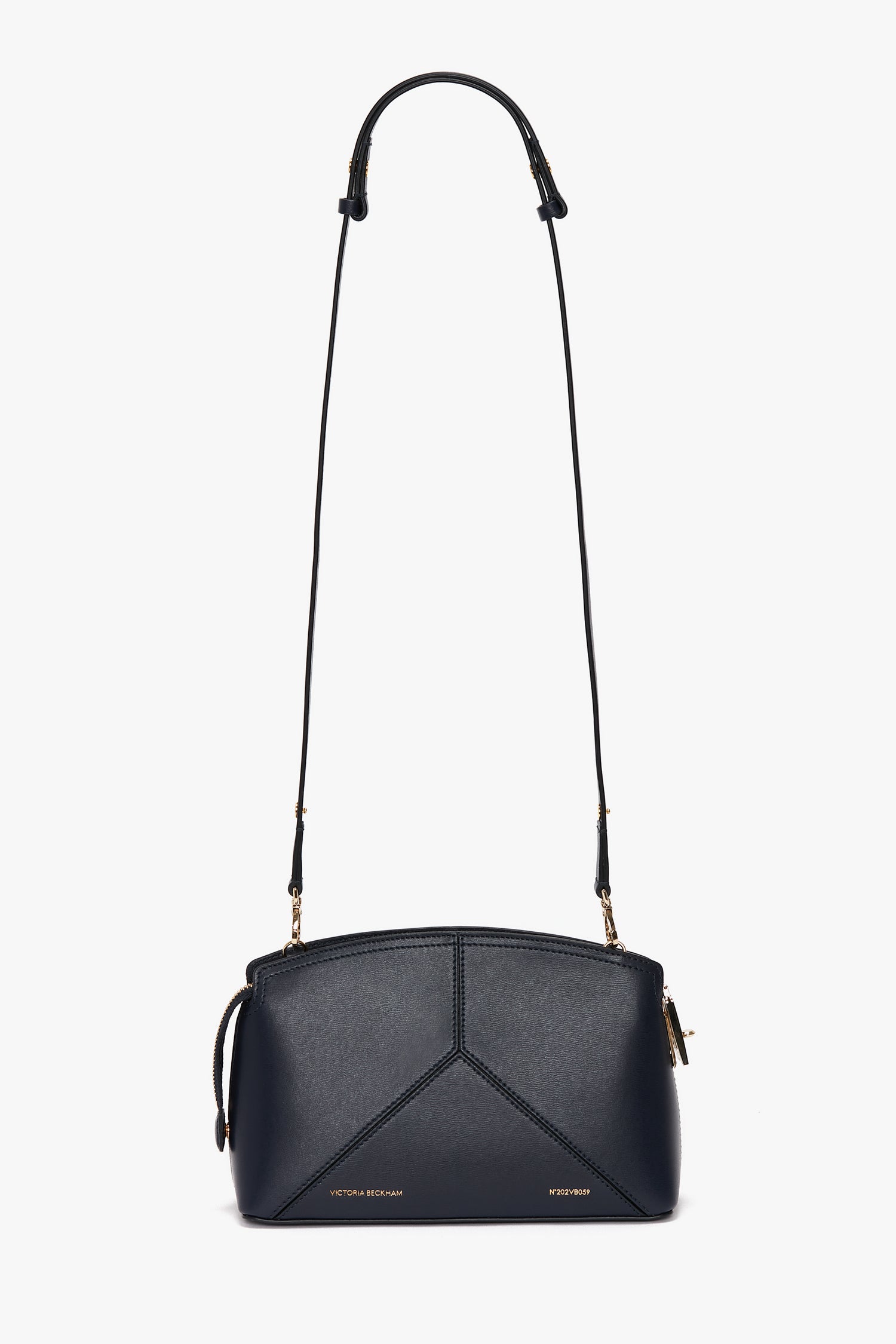 Victoria Crossbody Bag In Navy Leather – Victoria Beckham UK