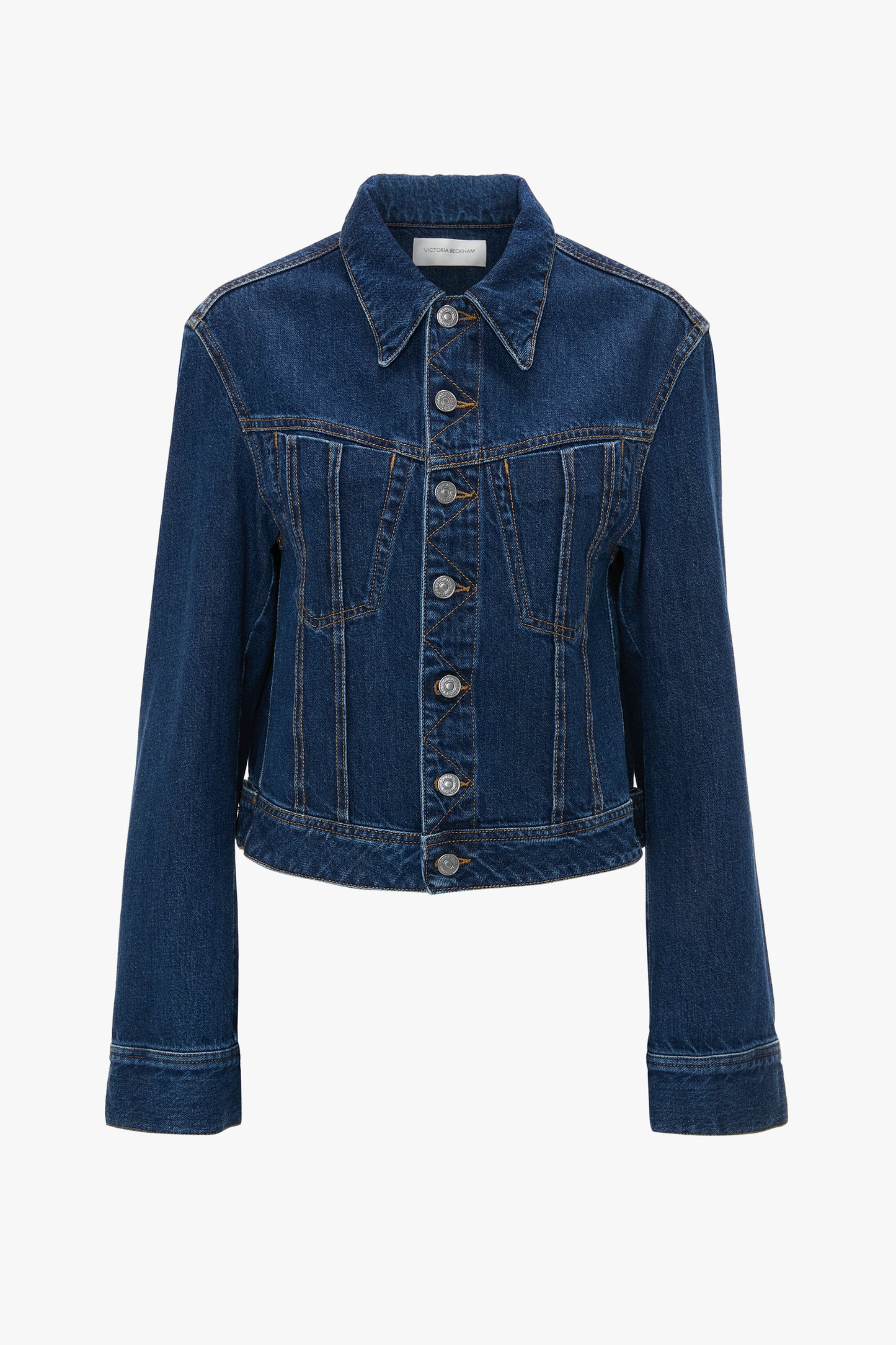 Denim Jacket In Deep Blue Stonewash