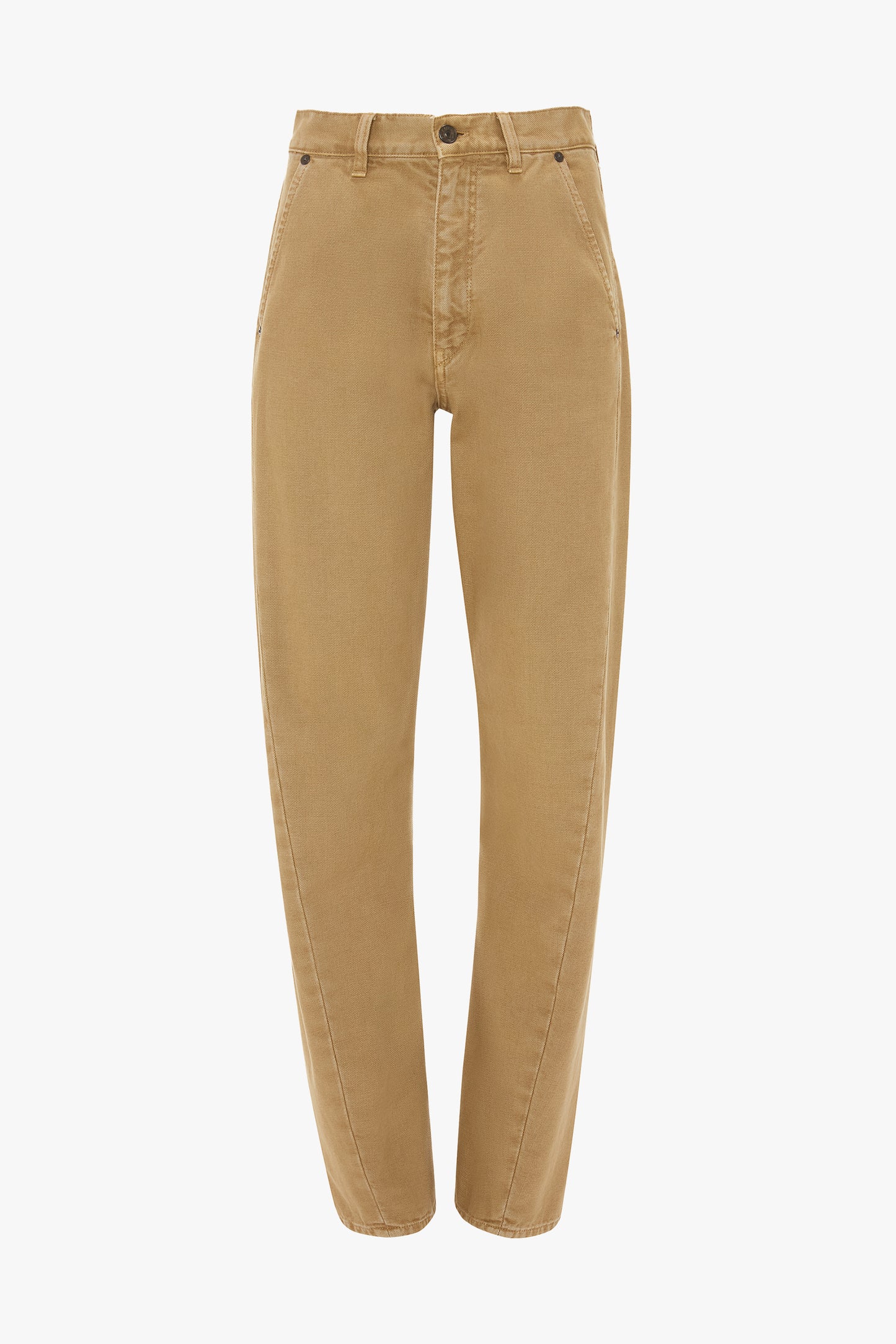 Twisted Slouch Jean In Beige