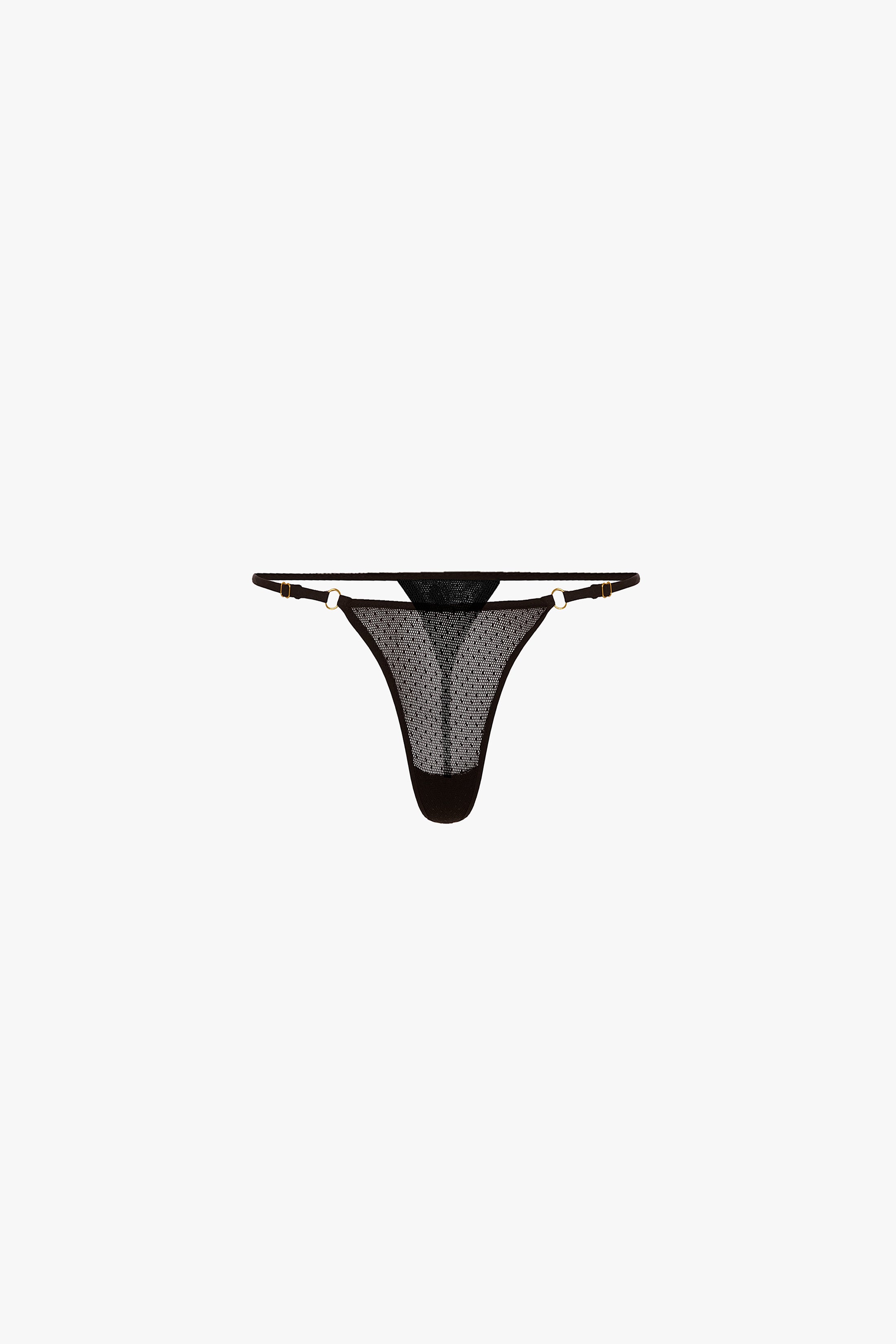 Sequin Mesh Thong