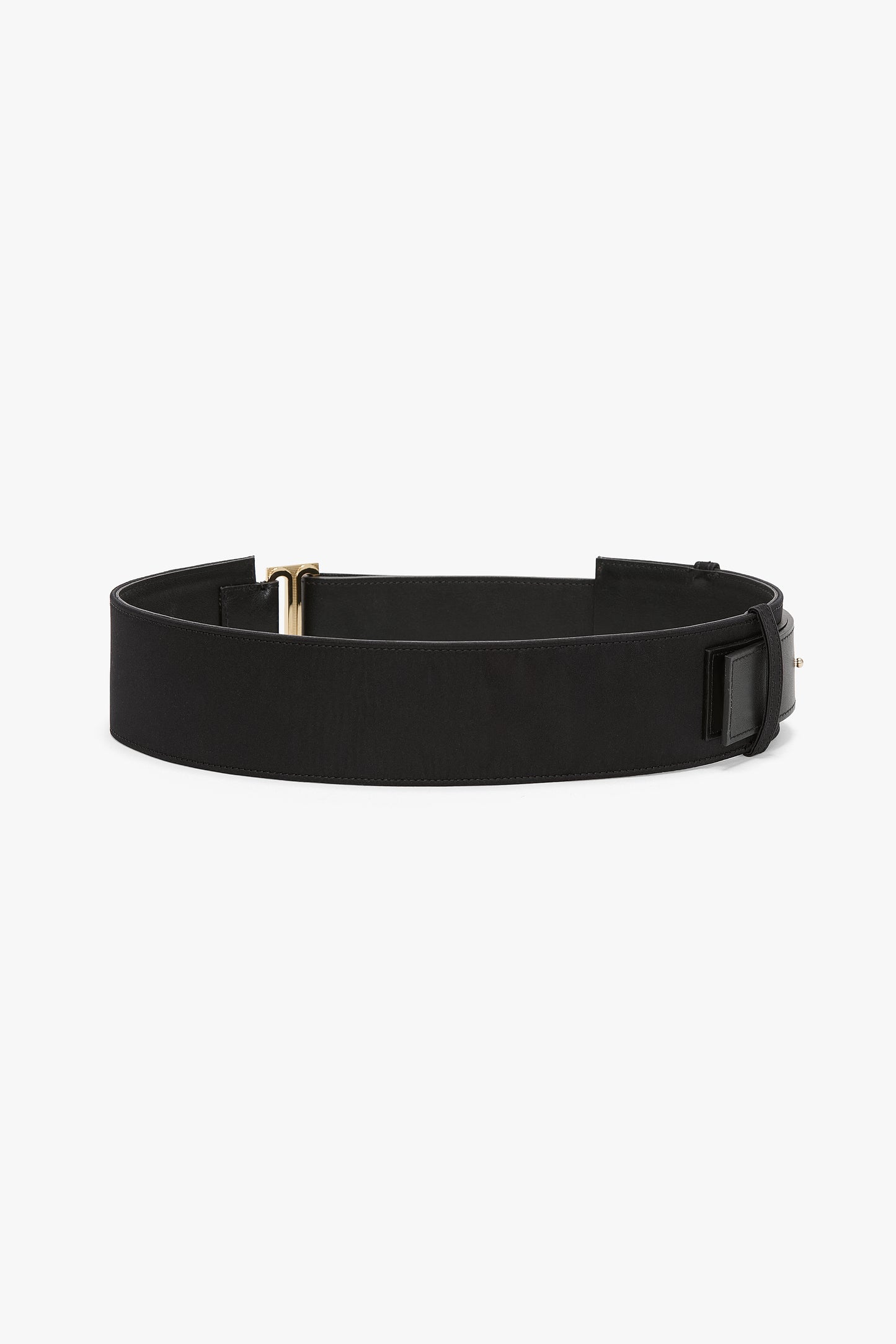 Wide Dorian Tuxedo Belt In Black