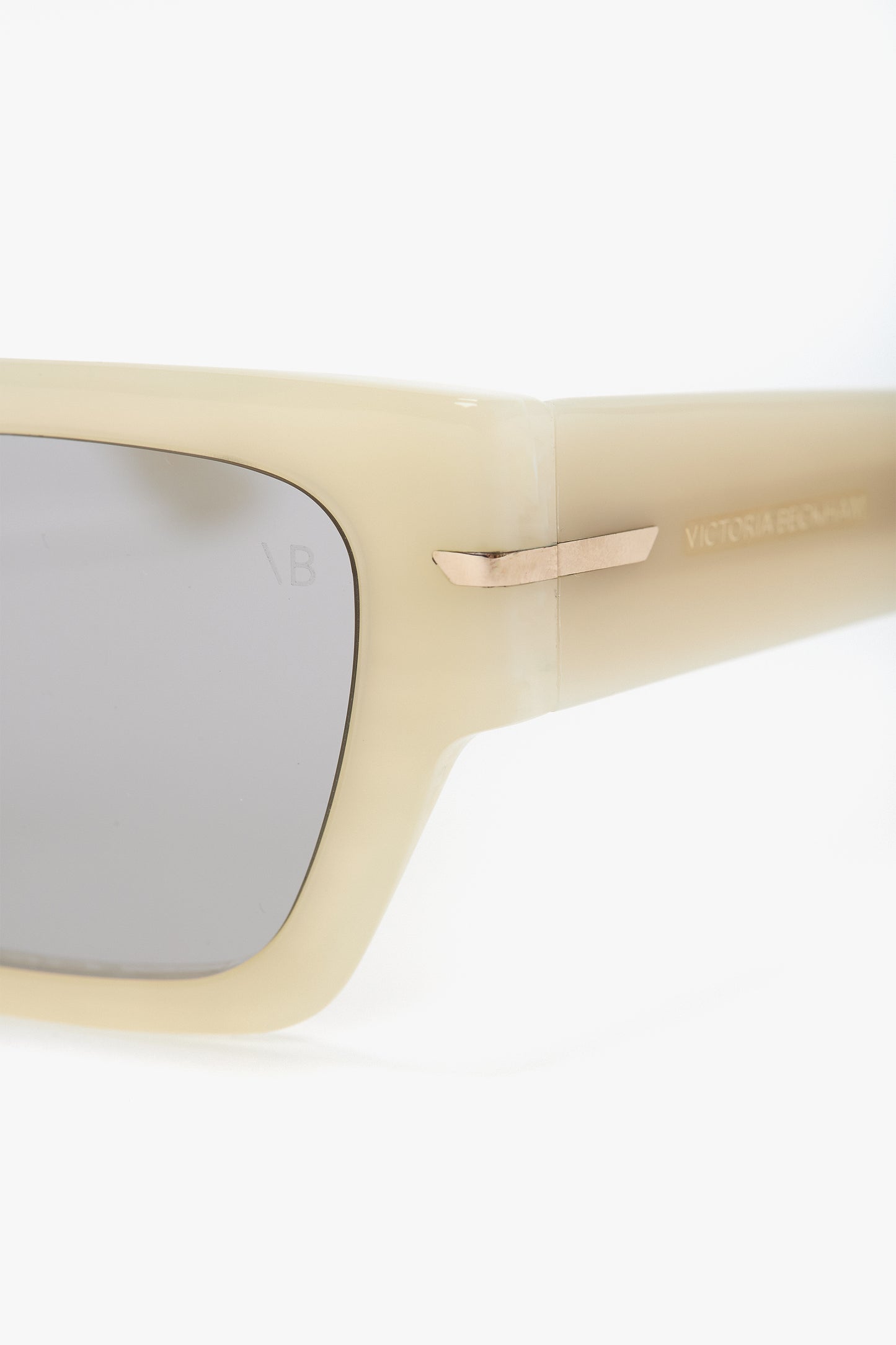 Acetate Sunglasses In Ivory Marble