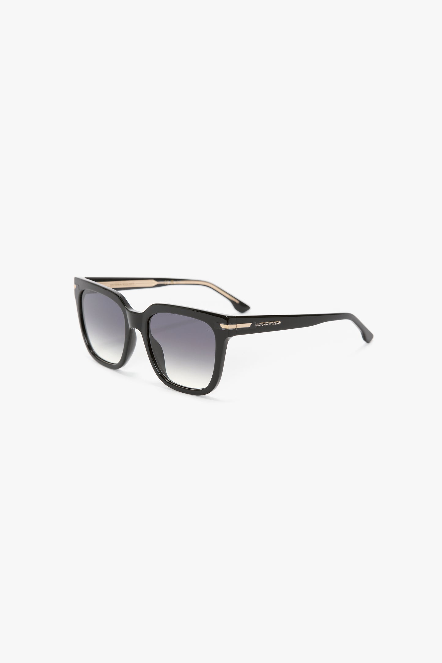 Oversized Acetate Sunglasses in Black